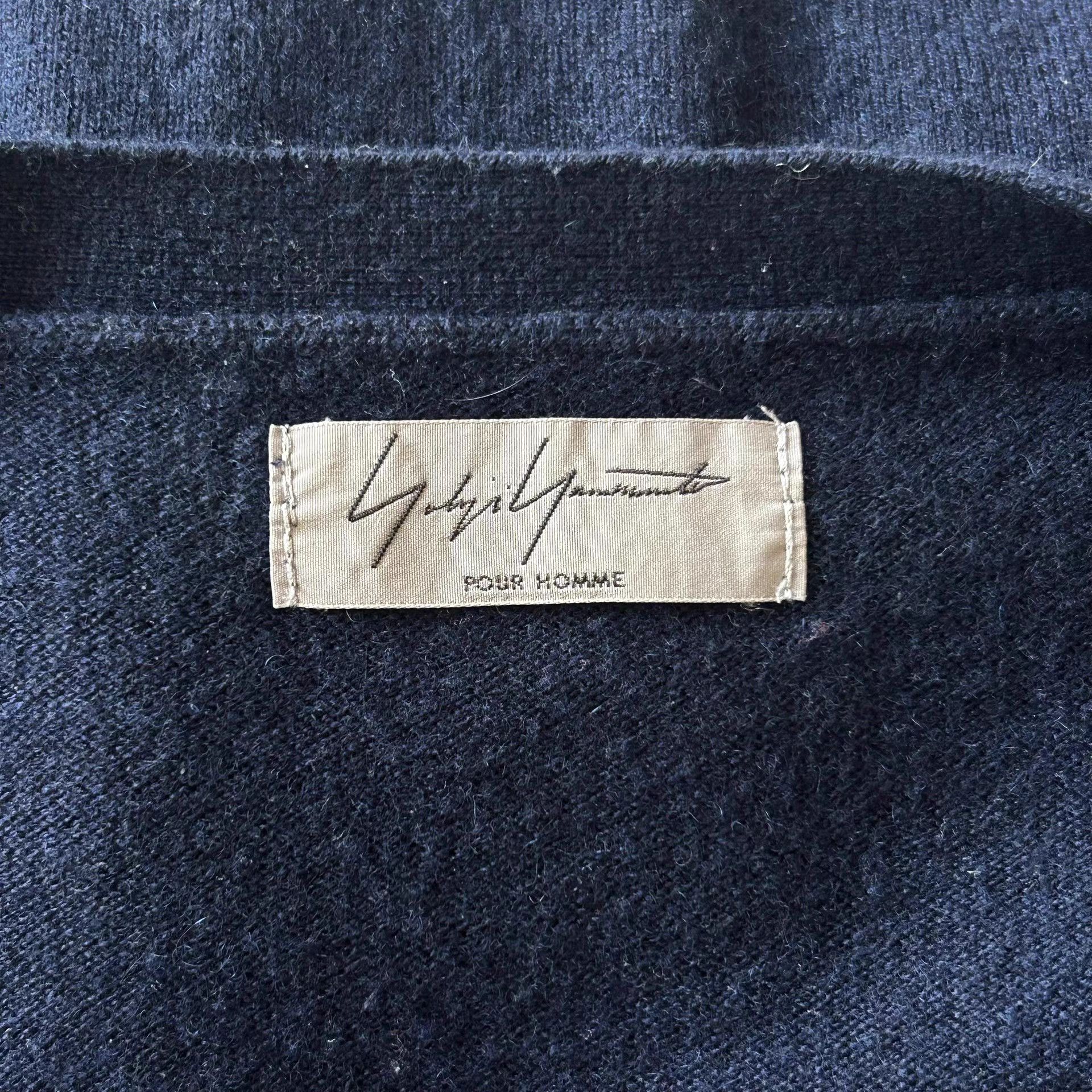 Yohji Yamamoto Yohji Yamamoto 13aw Embroidered Cashmere Cardigan K4 Size US L / EU 52-54 / 3 - 5 Thumbnail