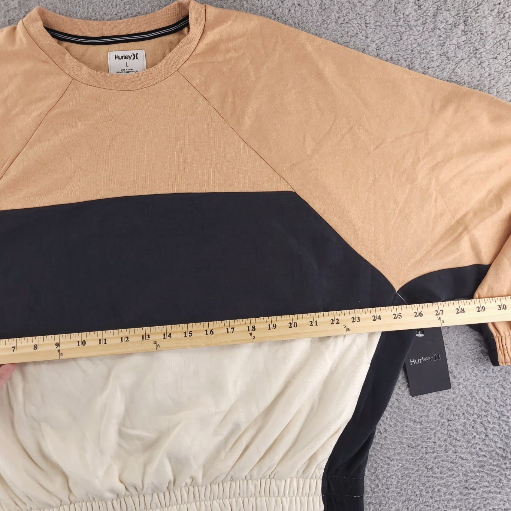 Hurley Hurley Sweatshirt Women's Large Orange Pullover Crew Neck Baggy Slouchy Dolman Boxy Shirt? Size L / US 10 / IT 46 - 7 Thumbnail