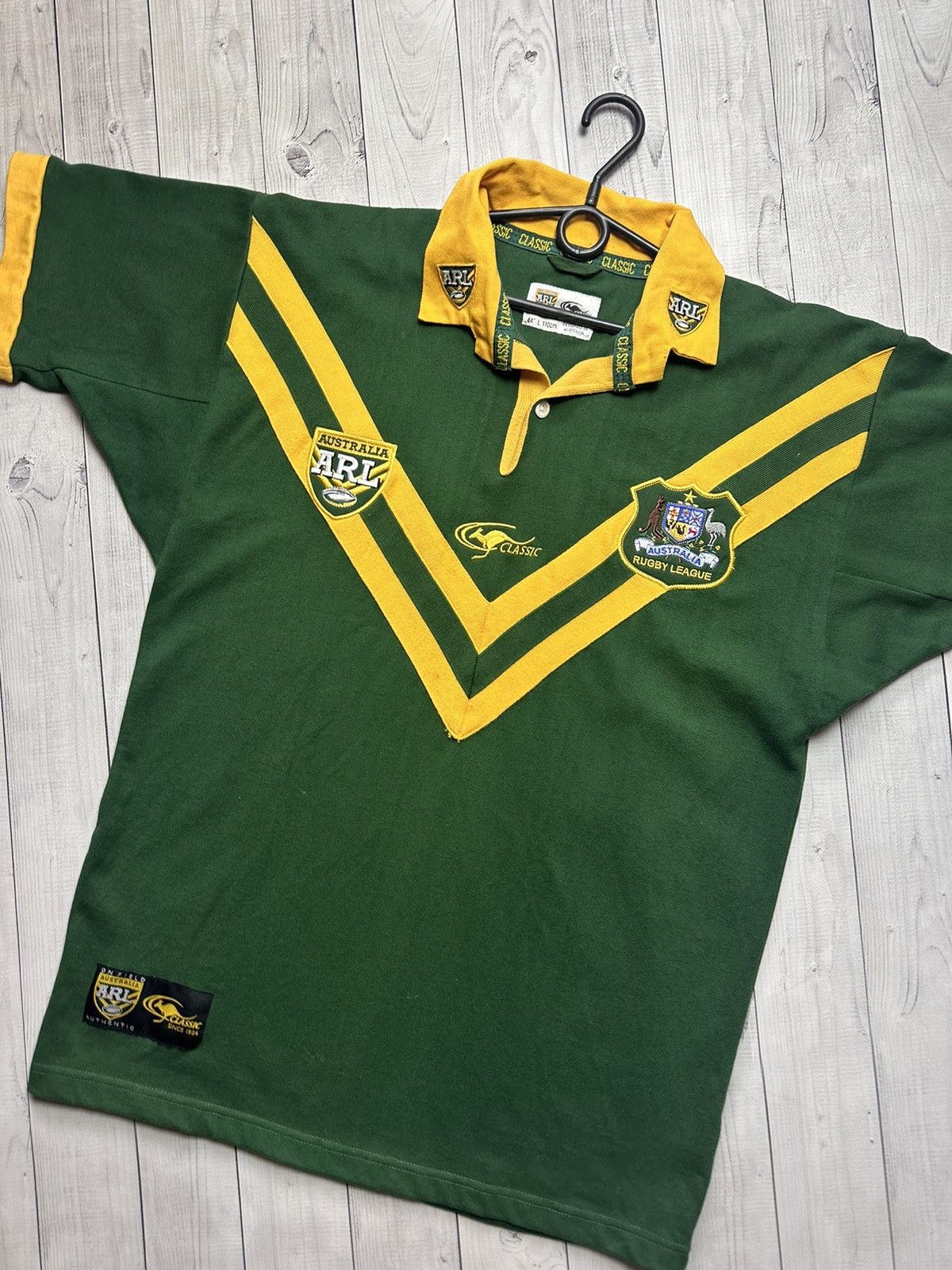 Vintage Vintage Australia rugby jersey size M/L Size US L / EU 52-54 / 3 - 2 Thumbnail