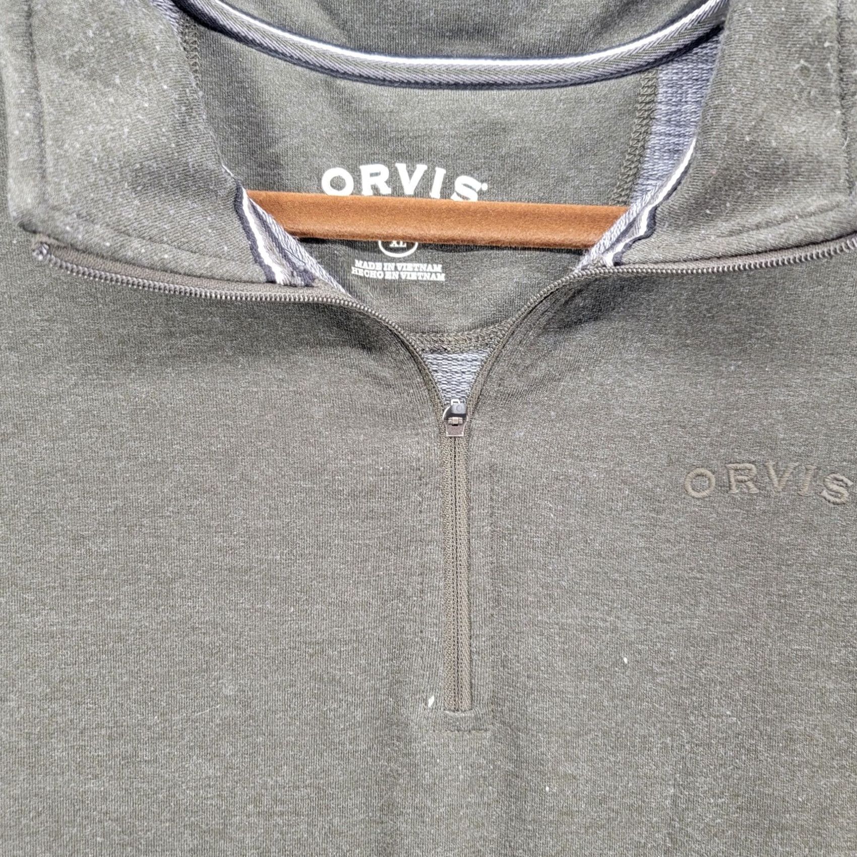 Orvis Orvis sweater Mens large 1/4 Zip Long-Sleeve Classic Collection pullover Size US L / EU 52-54 / 3 - 5 Thumbnail