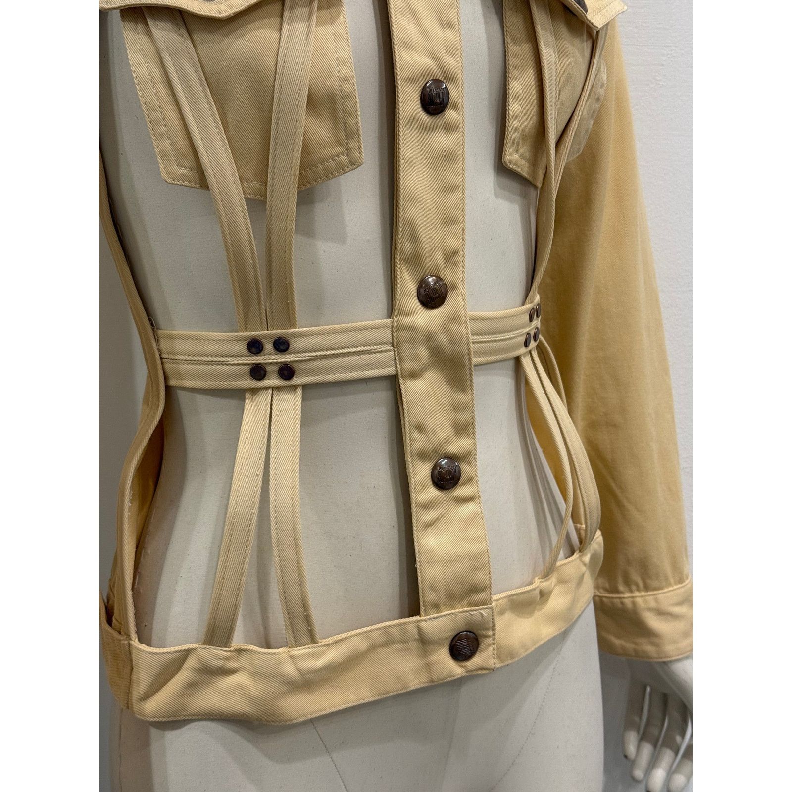 Jean Paul Gaultier 1989 Jean Paul Gaultier Junior iconic cage jacket Size M / US 6-8 / IT 42-44 - 4 Thumbnail