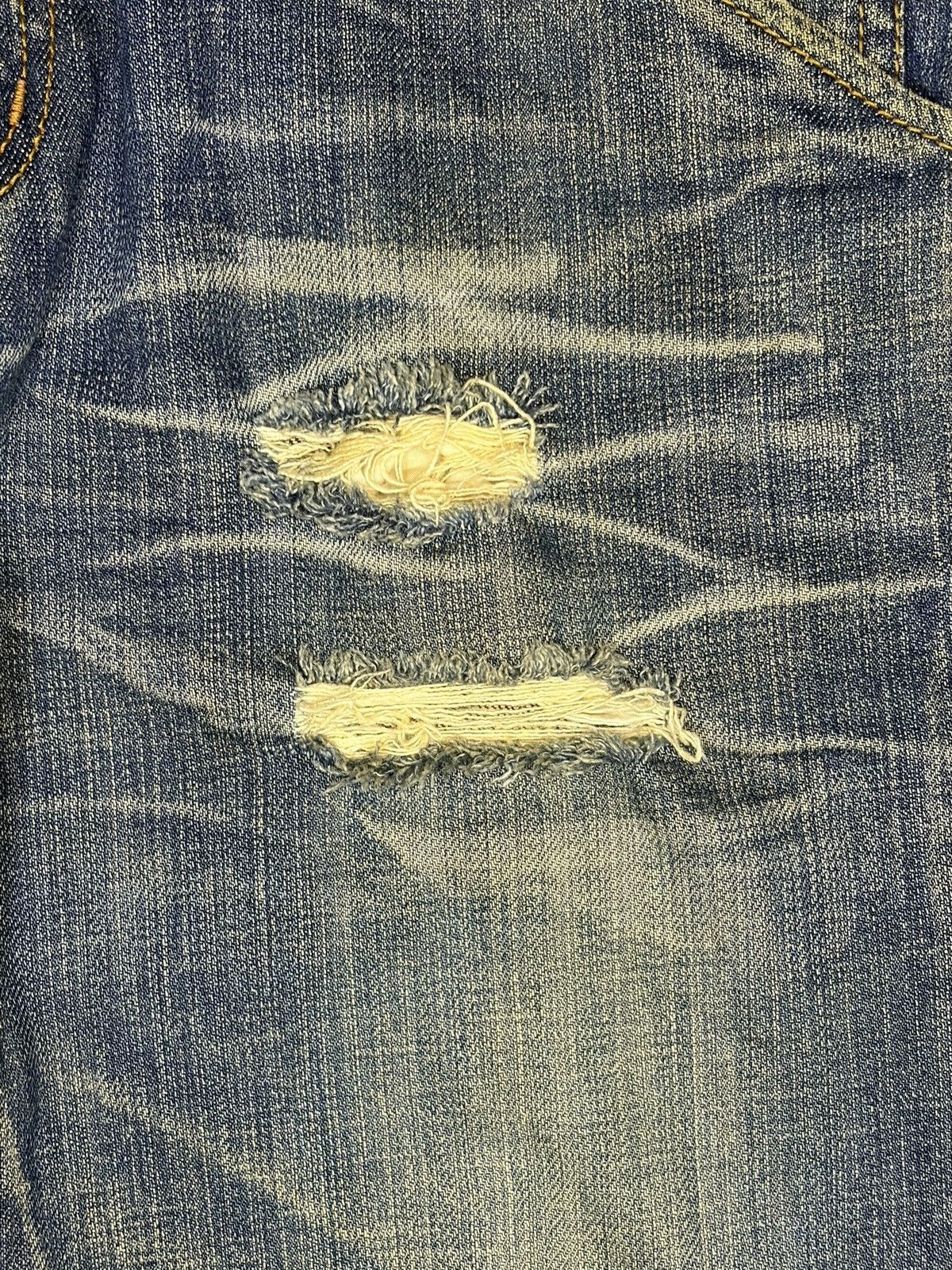 Diesel Vintage Japanese Brand Mud Wash Distressed Jeans Size US 32 / EU 48 - 3 Thumbnail