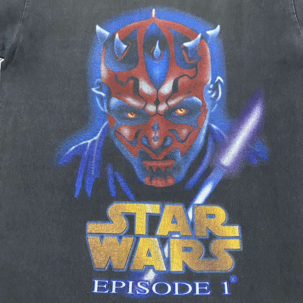 Star Wars Rare‼️🔥Vintage Distress Star Wars Episode 1 Bootleg T-Shirt Size US S / EU 44-46 / 1 - 7 Thumbnail