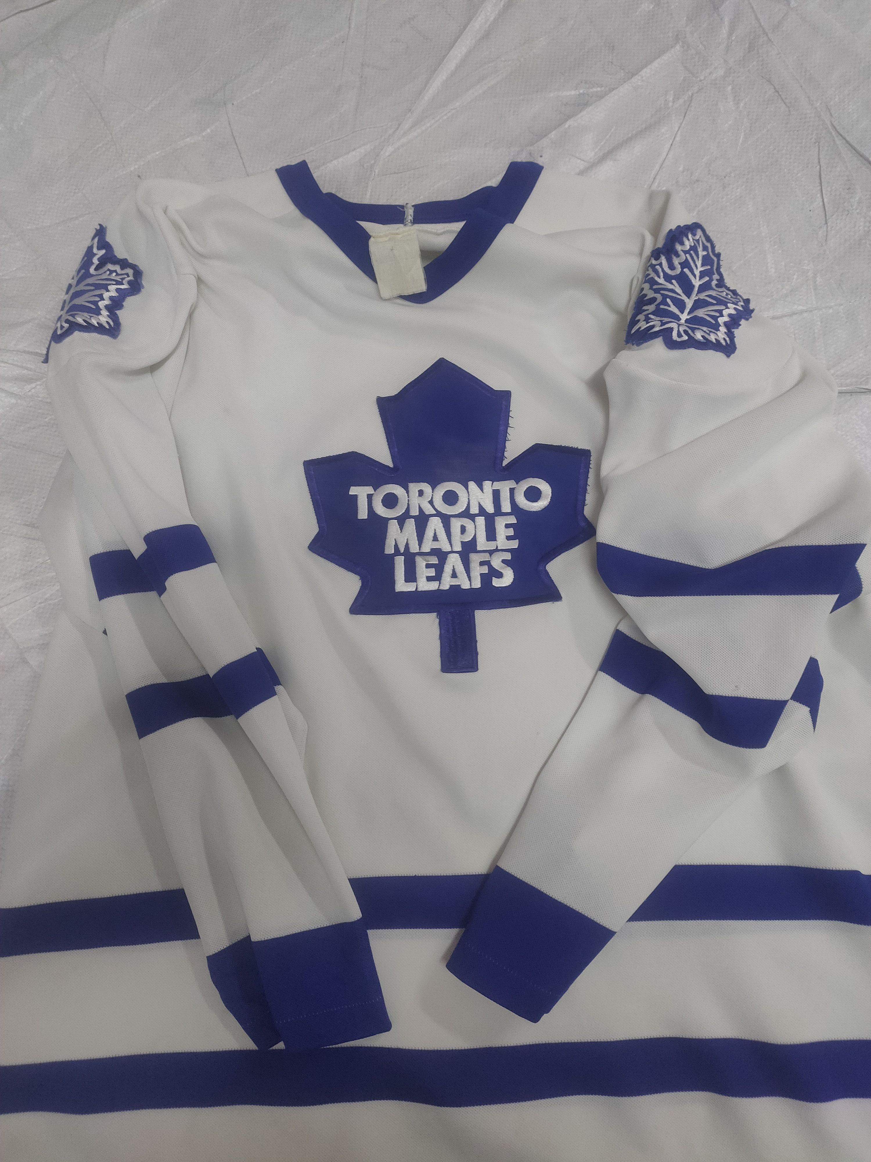Vintage NHL TORONTO MAPLE LEAFS ICE HOCKEY SHIRT JERSEY STARTER Size US XL / EU 56 / 4 - 5 Thumbnail