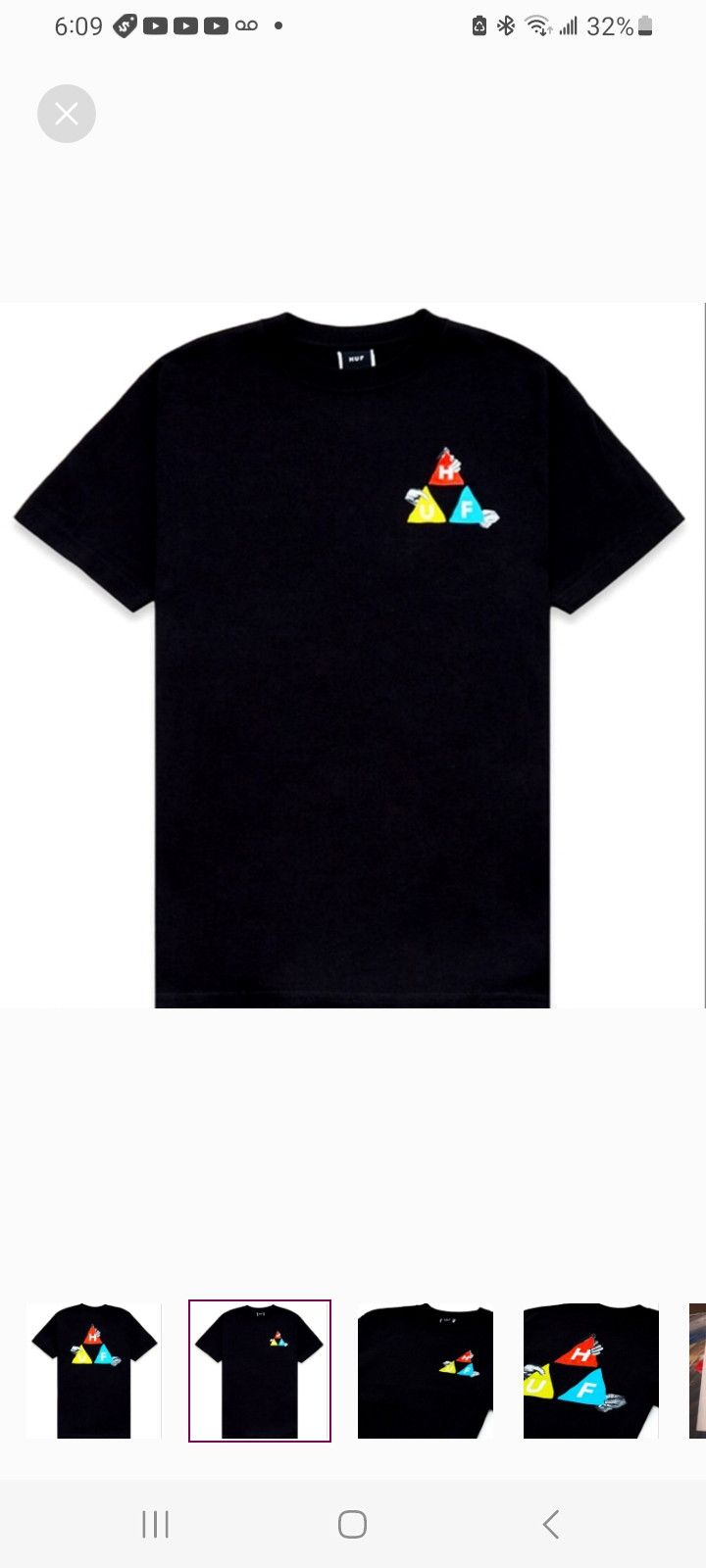 Huf HUF Ritual T-Shirt Size US M / EU 48-50 / 2 - 2 Thumbnail
