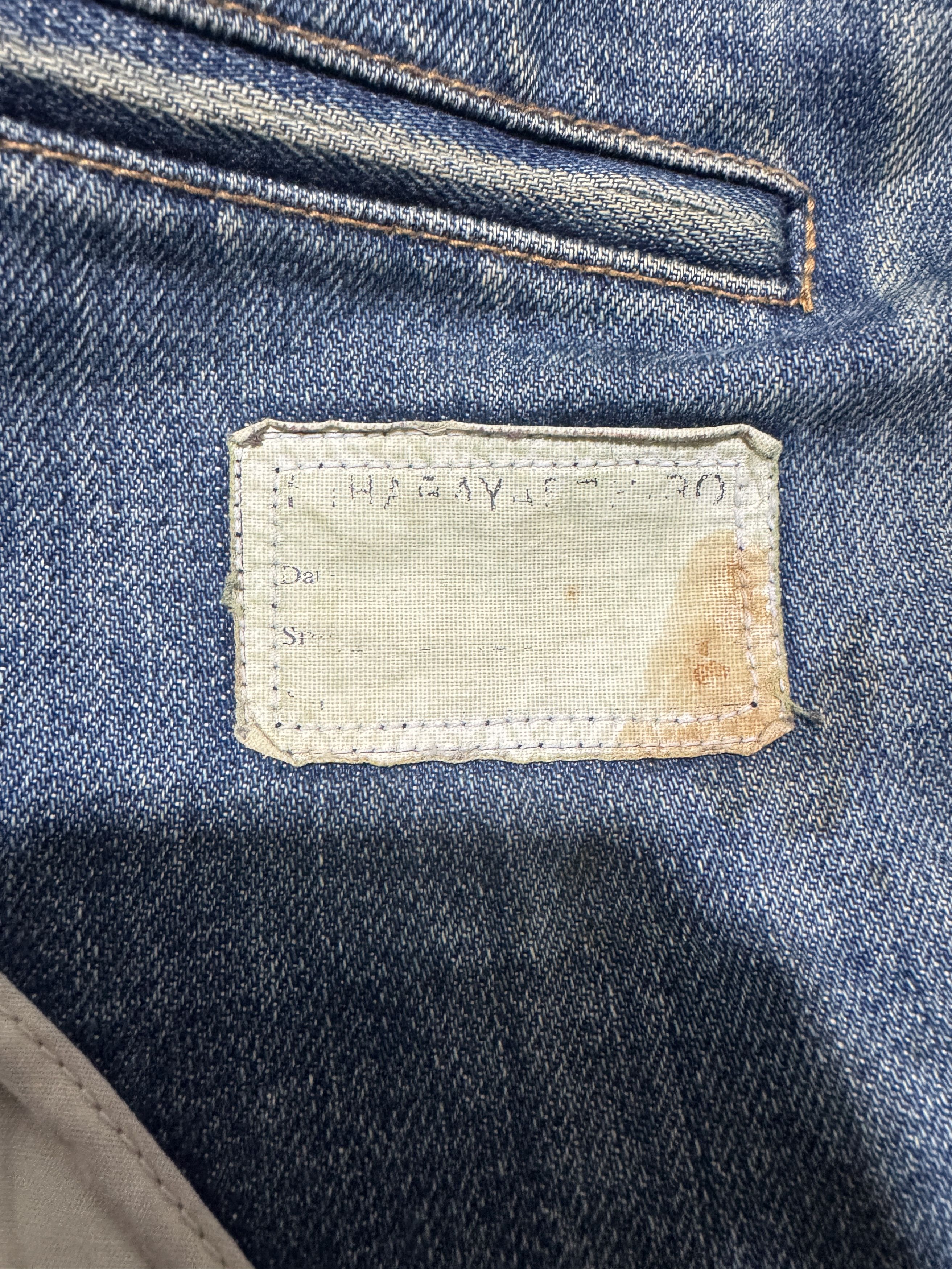 Maison MIHARA YASUHIRO Miharayasuhiro Denim Coat Jacket Patina Rusty Size US S / EU 44-46 / 1 - 7 Thumbnail
