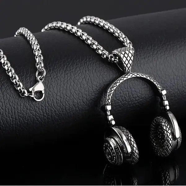 Japanese Brand Dj Music Headphones Necklace Size ONE SIZE - 3 Thumbnail