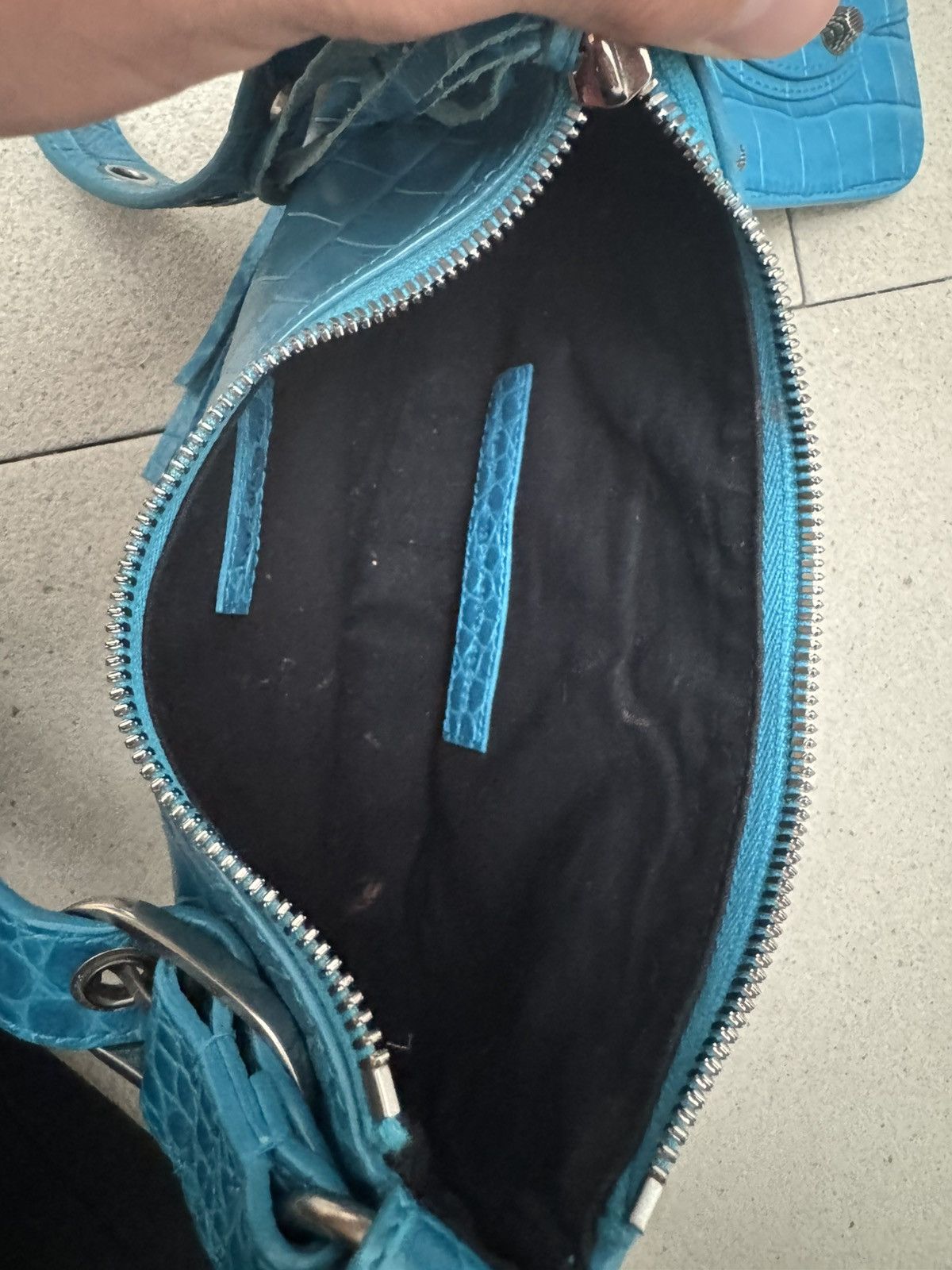 Balenciaga Balenciaga Le Cagole Shoulder Bag Turquoise Size ONE SIZE - 7 Thumbnail