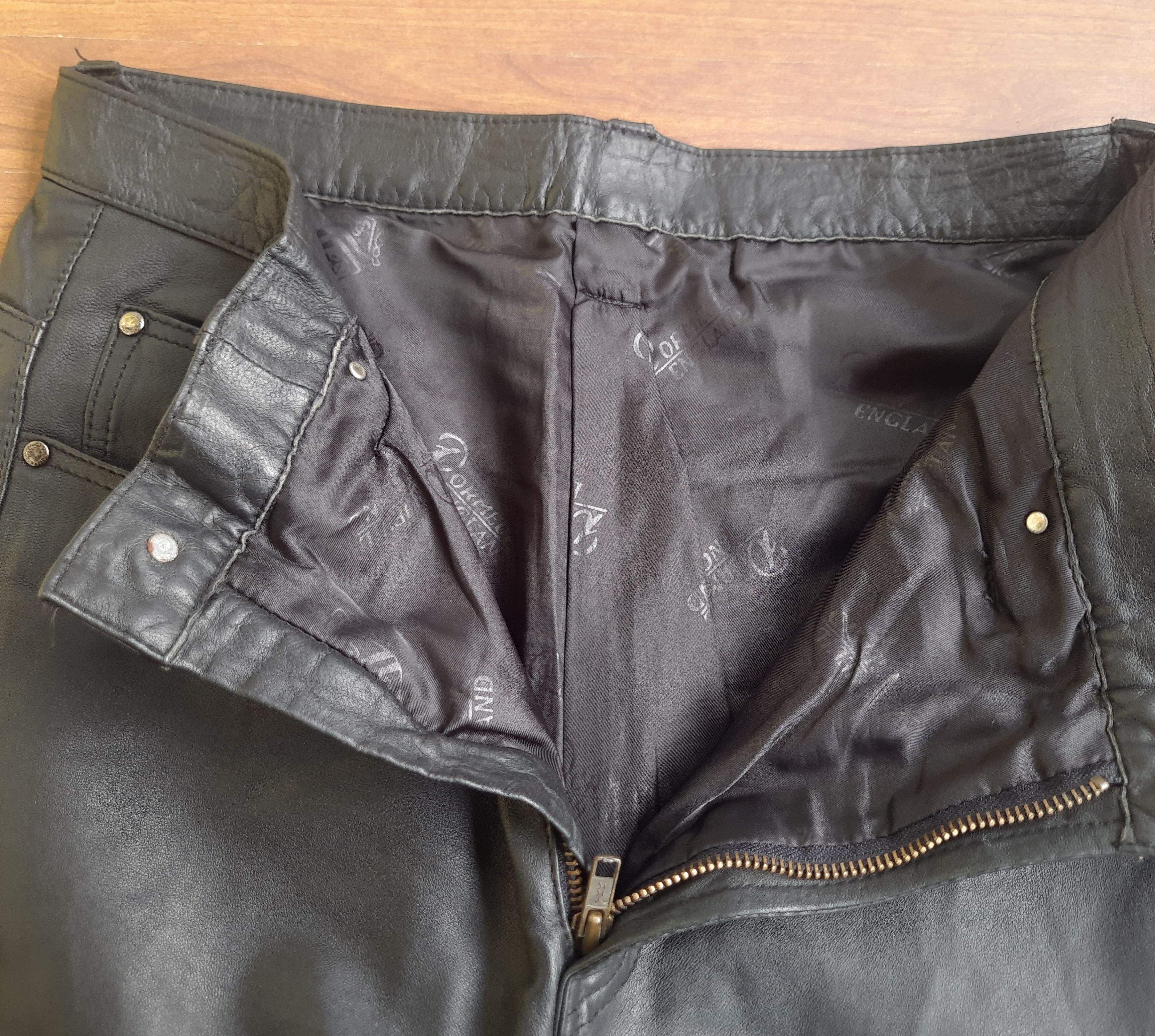 Beauty Beast Y2K No Label Leather Pants Japan Grunge Size US 30 / EU 46 - 6 Thumbnail