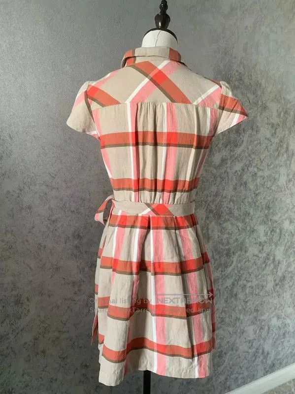 Burberry Burberry Colorblock Cotton Short Sleeve Dress. Size M / US 6-8 / IT 42-44 - 6 Thumbnail