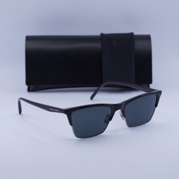 ?️ New Saint Laurent SL767 002 Sunglasses - Shiny Black display picture 1