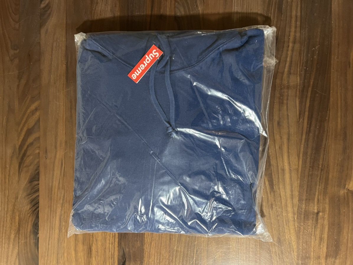 Supreme Supreme Collegiate Sleeve Hooded Sweatshirt Hoodie Royal XXL Size US XXL / EU 58 / 5 - 4 Thumbnail