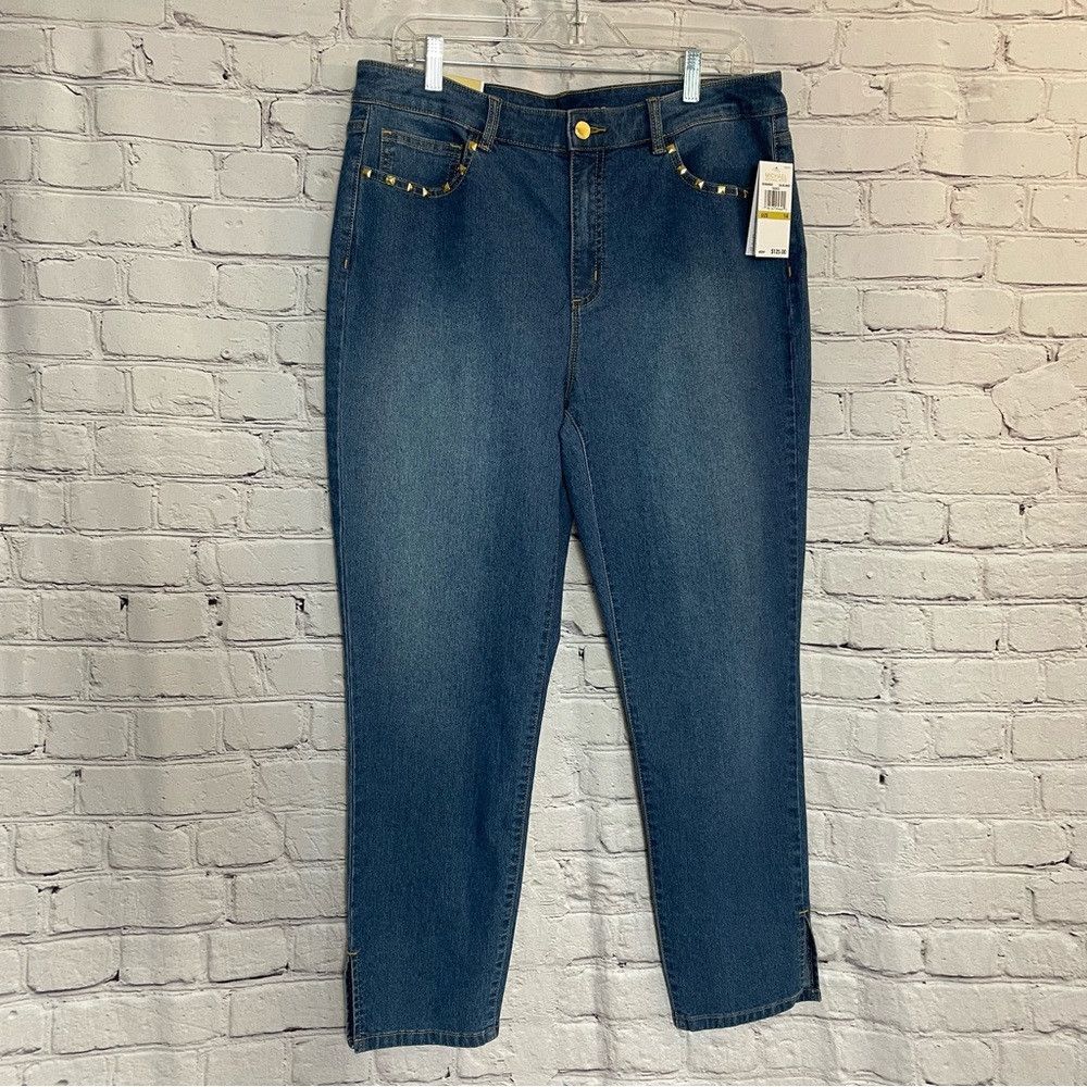 Michael Kors NWT New $128 Michael Kors Selma Skinny Ankle Jeans Size 14 Size 36" / US 14 / IT 50 - 1 Thumbnail
