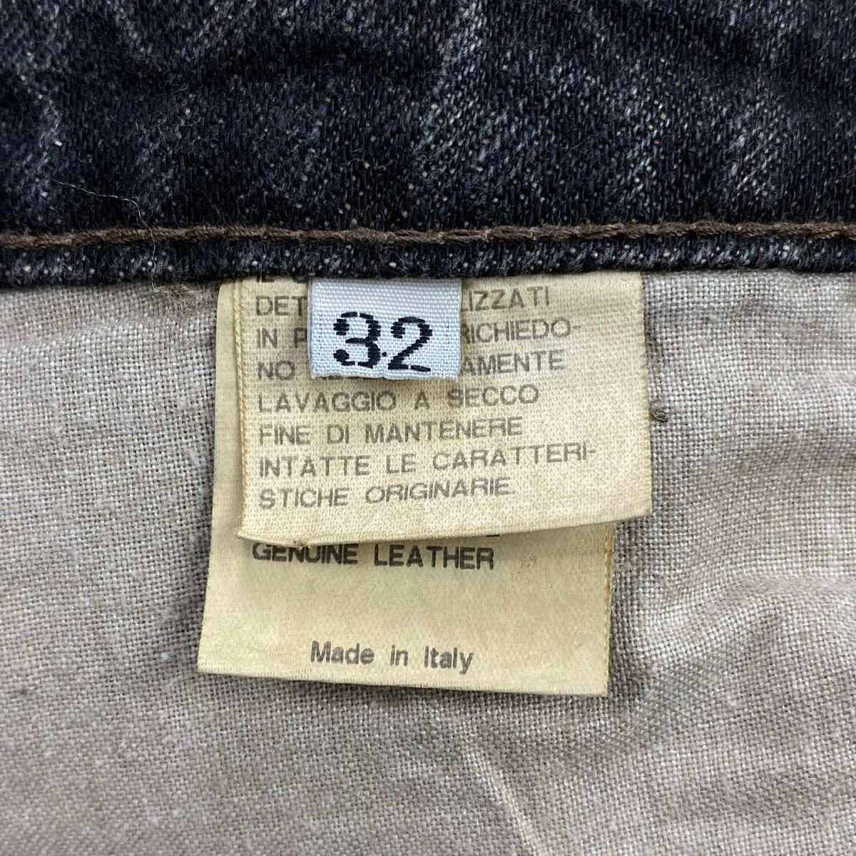 Neil Barrett Aged Vintage Denim Cuffed Pants Size US 32 / EU 48 - 8 Thumbnail