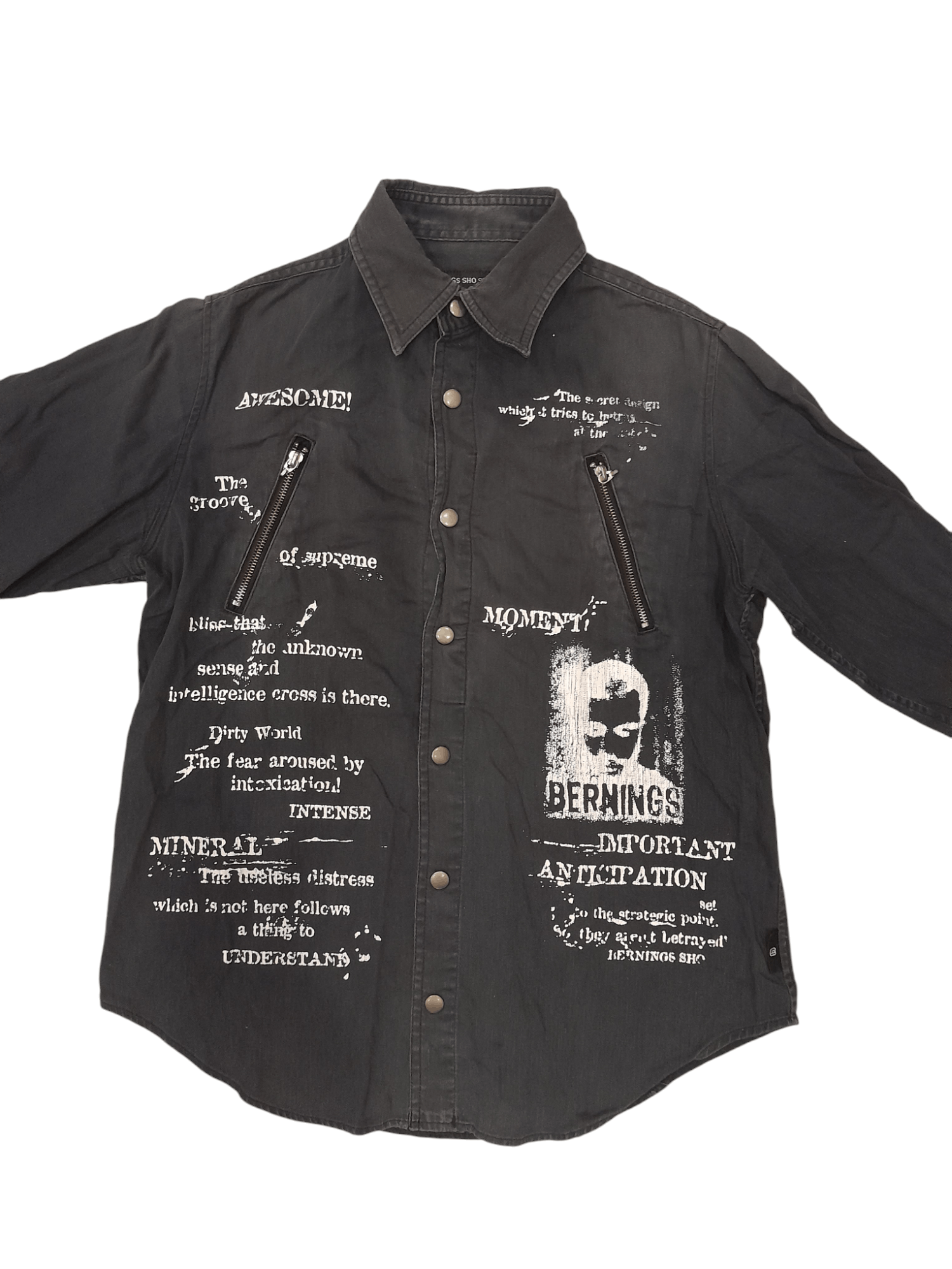 Japanese Brand × Seditionaries Bernings Sho Shirt Jacket Button Punk (F422) Size US L / EU 52-54 / 3 - 2 Thumbnail