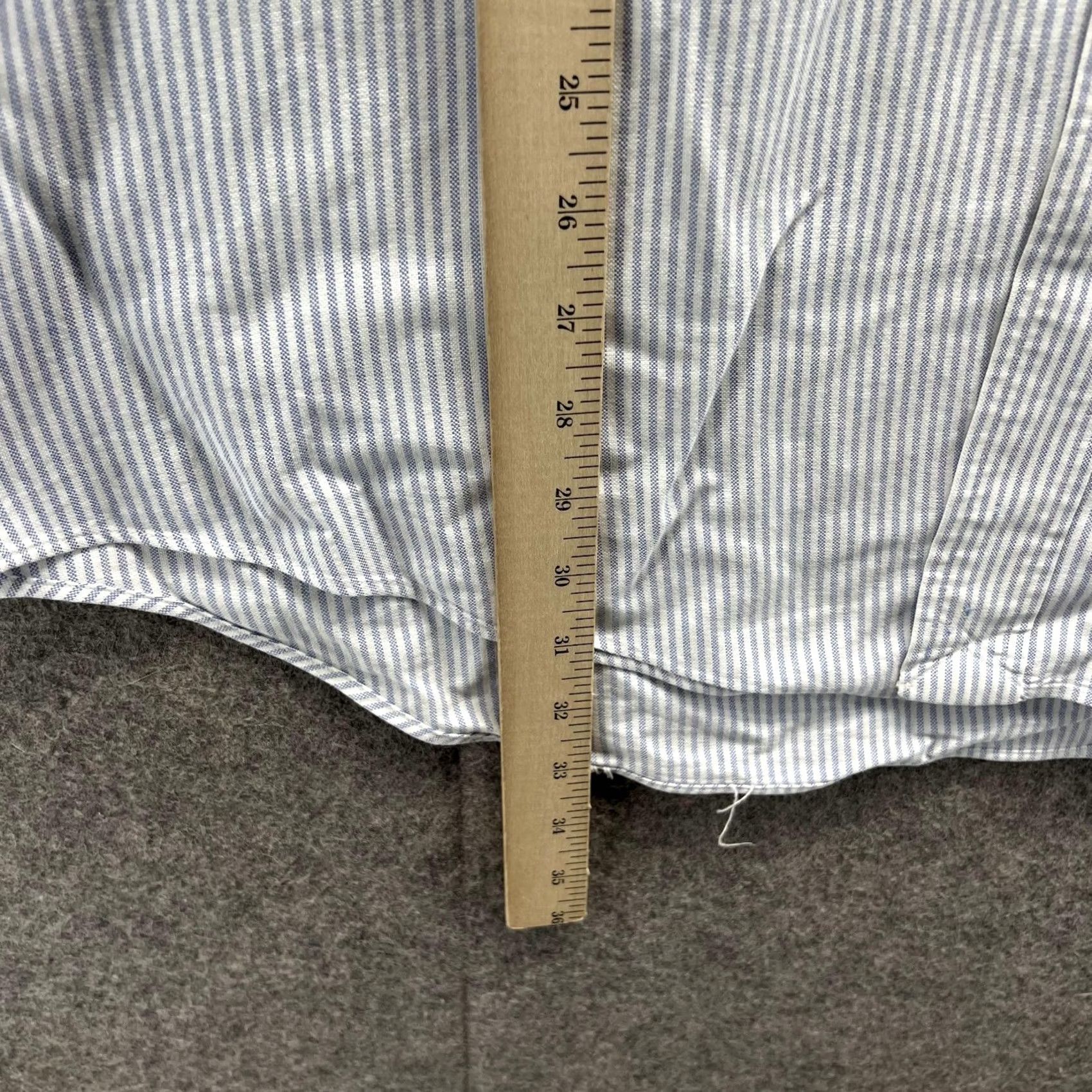 Ralph Lauren Ralph Lauren Shirt Men 16 35 Stripes White Casual Button-Down Preppy Yarmouth Shirt Regular Size 16 White Striped Button-Up Men Mens Size US L / EU 52-54 / 3 - 3 Thumbnail