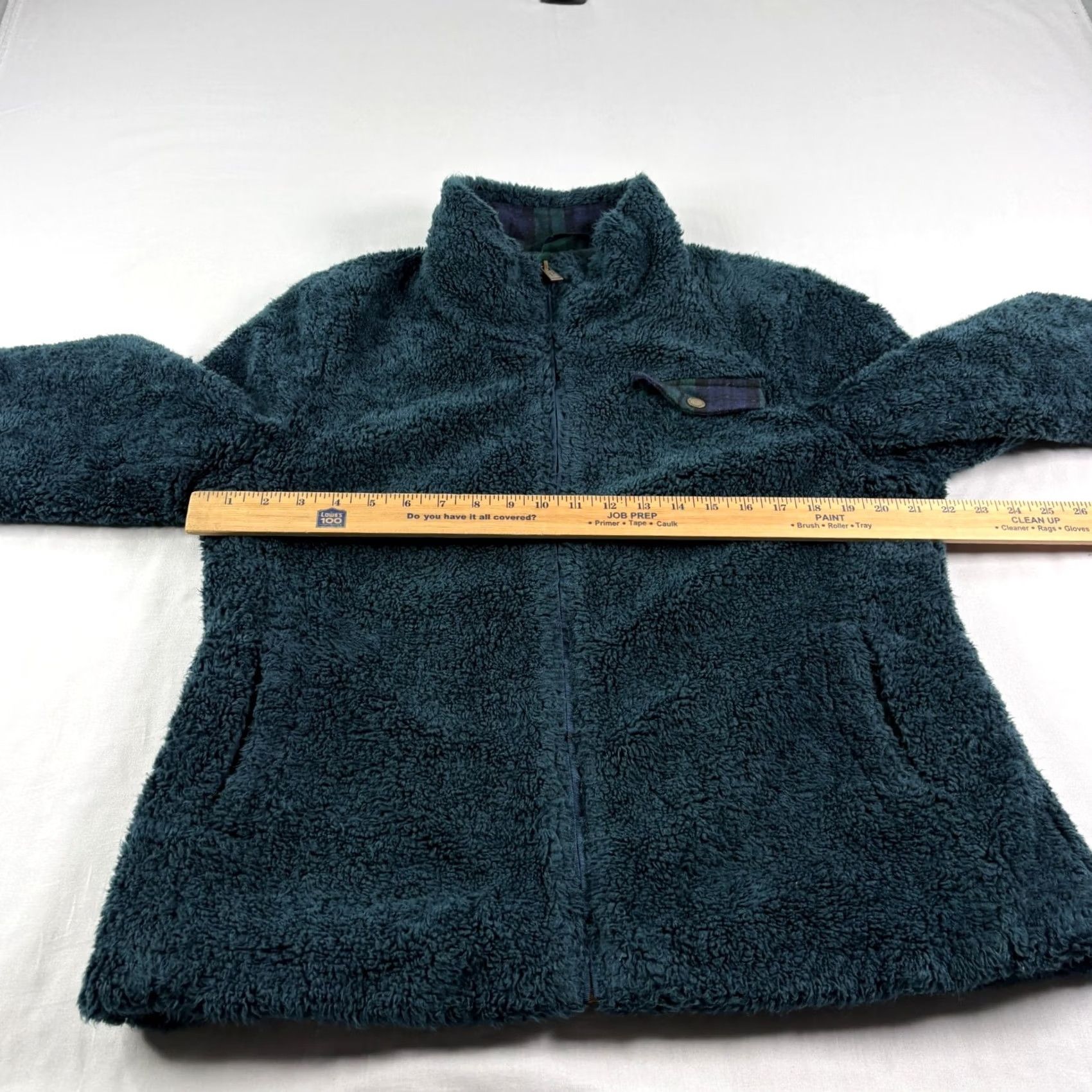 Pendleton Pendleton Jacket Womens Large Blue Green Sherpa Full Zip Fleece Coat Casual"} Size L / US 10 / IT 46 - 4 Thumbnail