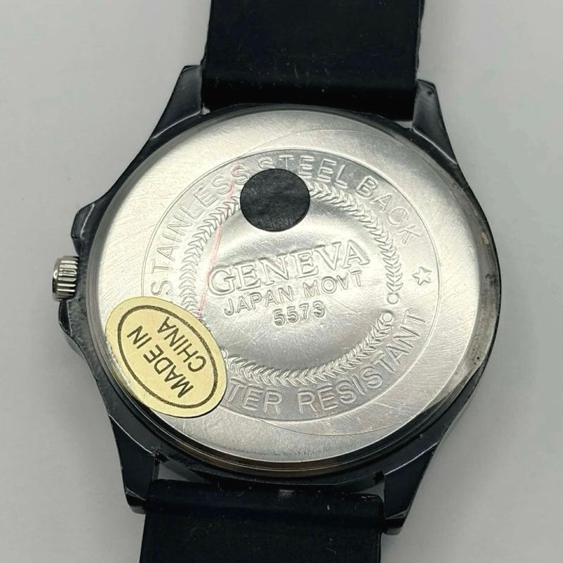 Geneva Black Geneva Men’s Watch Size ONE SIZE - 5 Thumbnail
