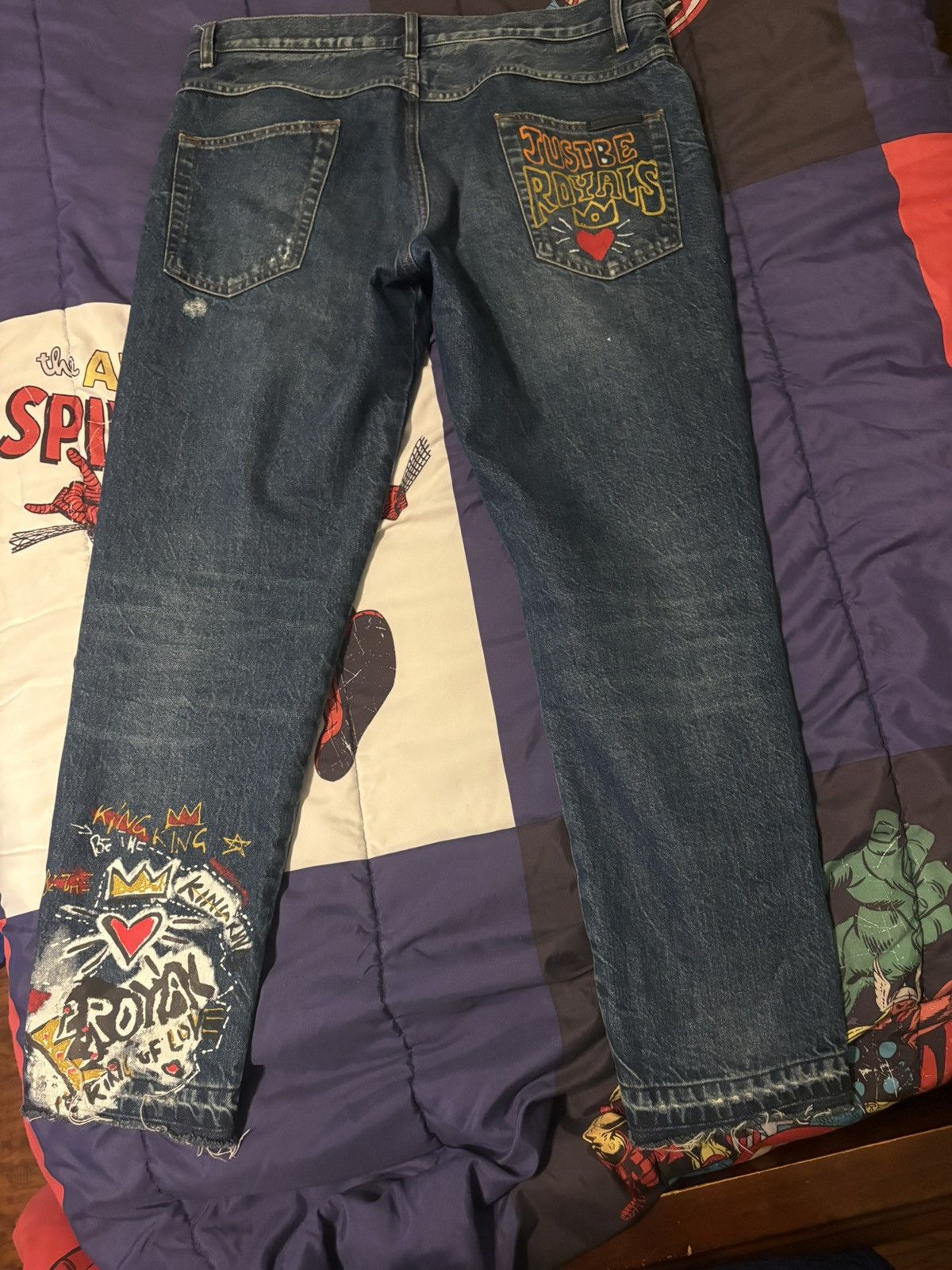 Dolce & Gabbana Dolce and Gabbana Graffiti Ripped jeans Size US 32 / EU 48 - 2 Thumbnail