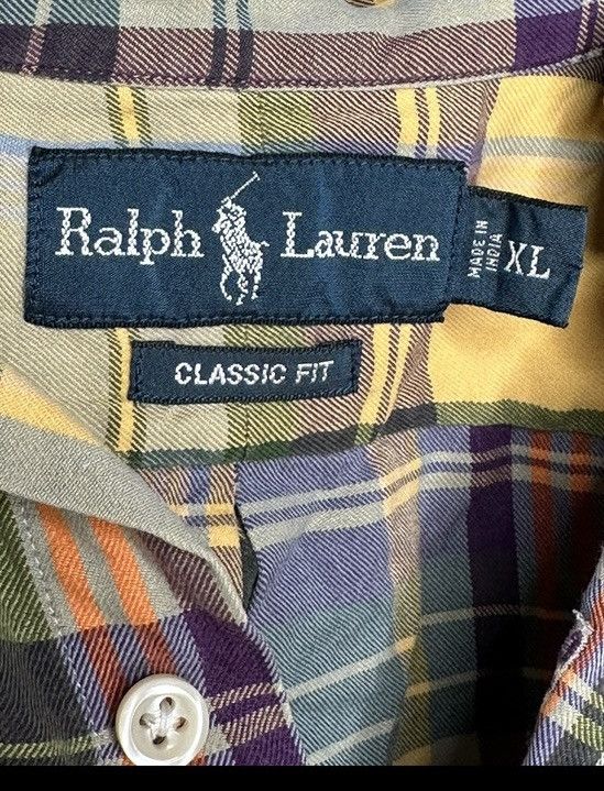 Ralph Lauren STEAL! 2000s Ralph Lauren Polo Flannel Shirt Size US XL / EU 56 / 4 - 6 Thumbnail
