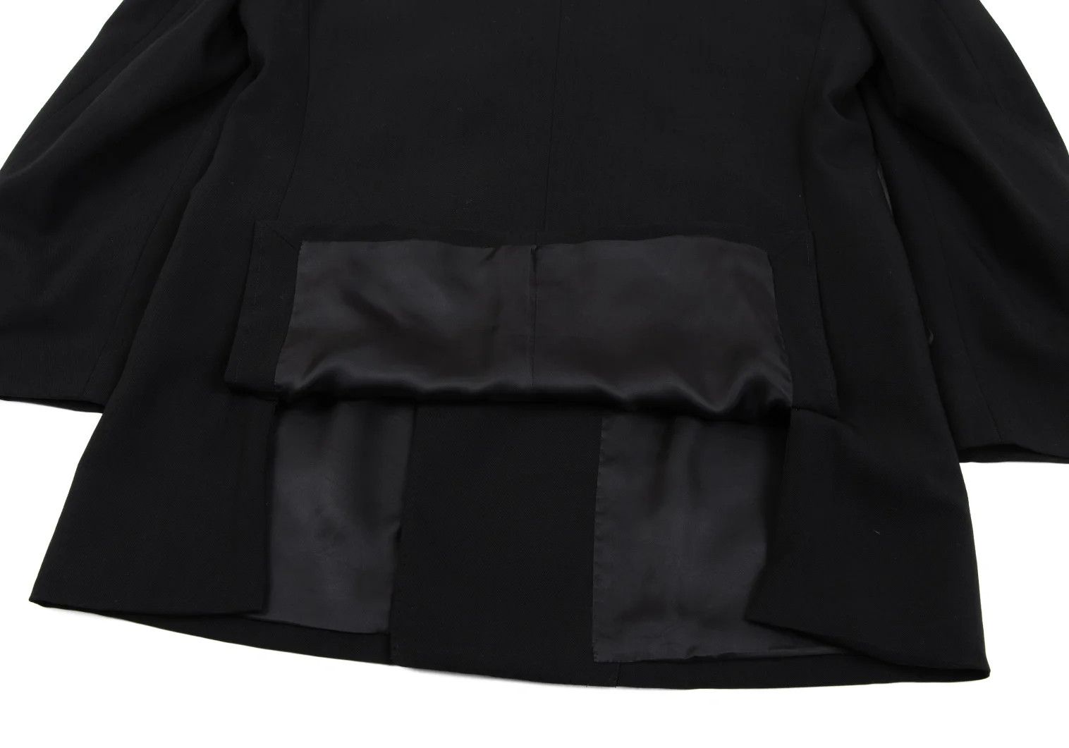 Jean Paul Gaultier Wool Rayon Double-Breasted Jacket in Black, Size 48M Size US M / EU 48-50 / 2 - 16 Thumbnail