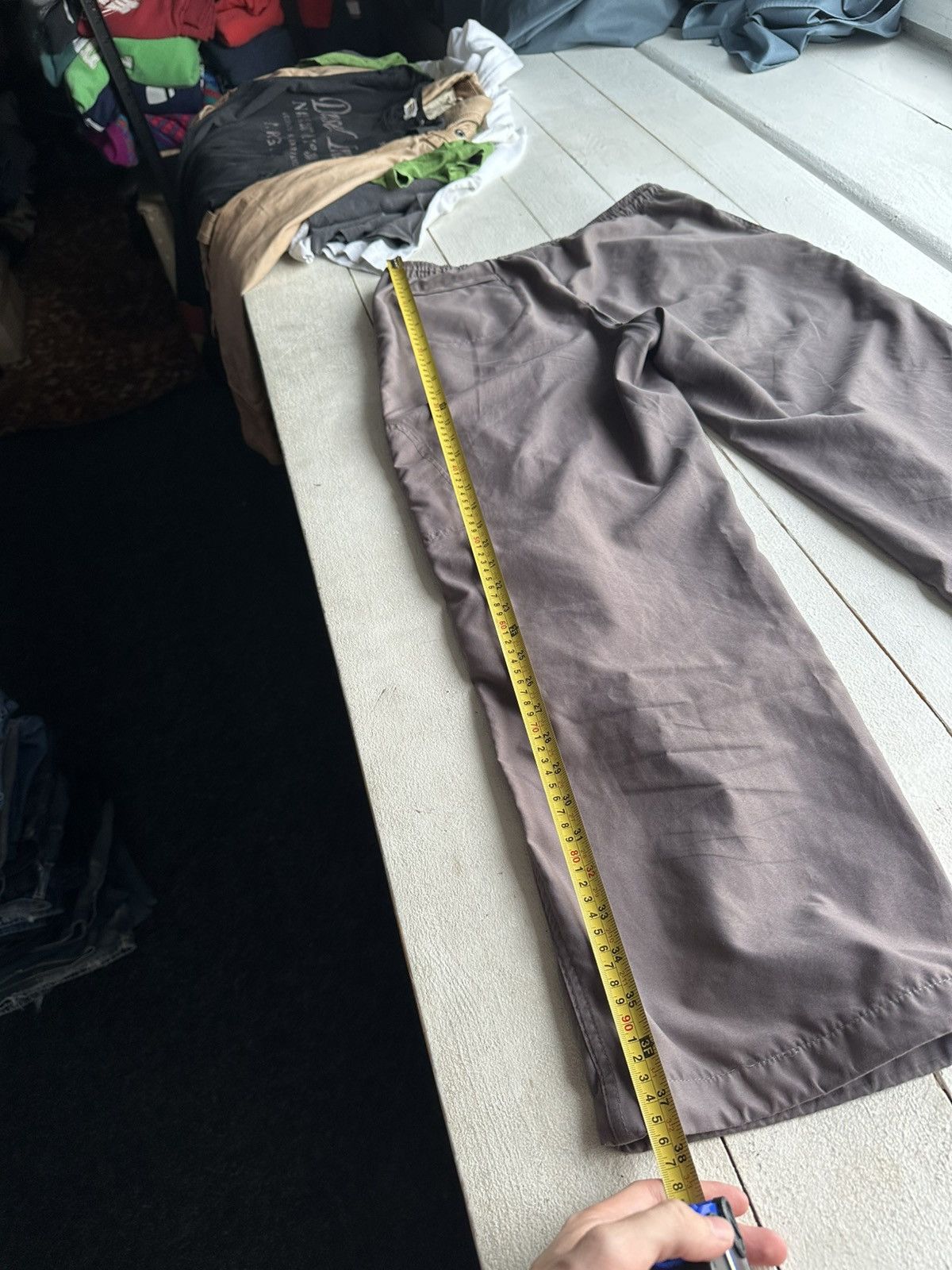 Reebok VNTG🚨 REEBOK RARE BAGGY TRACKING PANTS UNISEX WITH LOGO Size US 32 / EU 48 - 10 Thumbnail