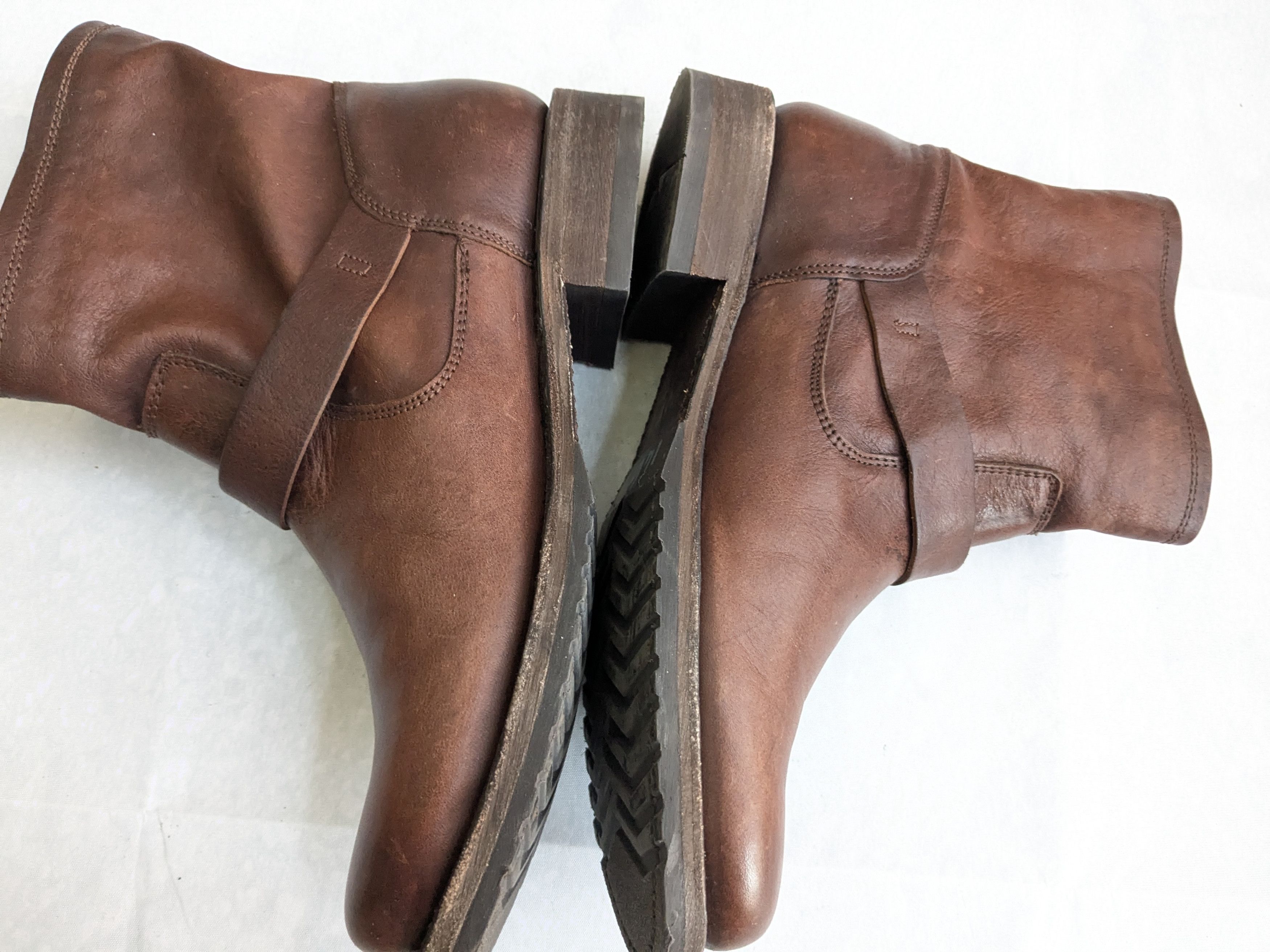 Frye Frye Engineer Boots Brown 8.5 Leather Buckle Size US 8.5 / EU 41-42 - 10 Thumbnail