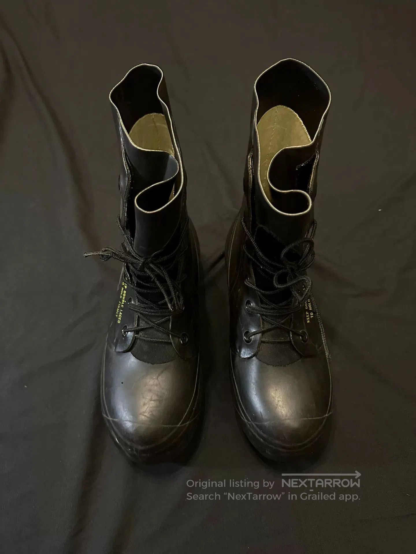 Raf Simons RAF SIMONS Runway Vintage Military Boots. Size US 10 / EU 43 - 1 Thumbnail