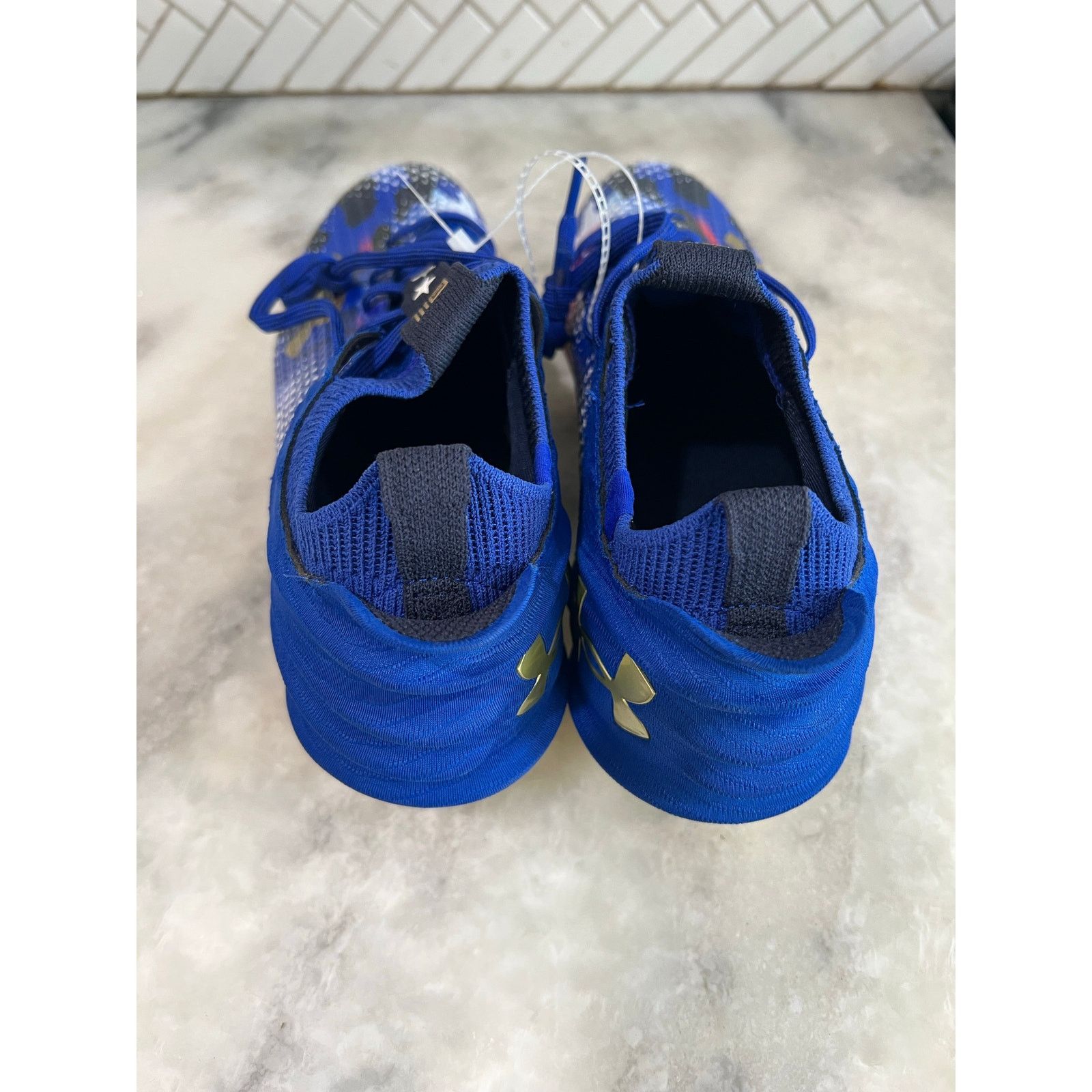 Under Armour Under Armour Blur Smoke USA Football Cleats Stars & Stripes Size US 11 / EU 44 - 4 Thumbnail