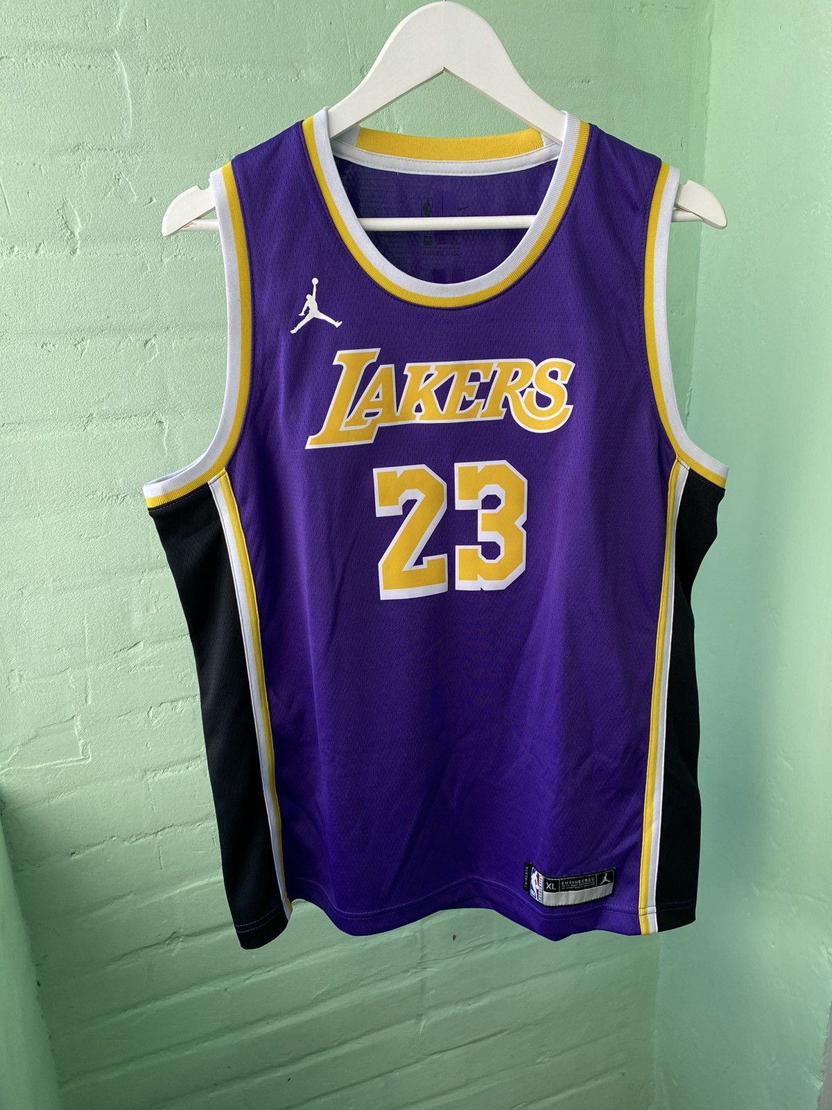 Jordan Brand #23 James L.A.Lakers Jordan Brand NBA Basketball Jerseys Size US XL / EU 56 / 4 - 2 Thumbnail