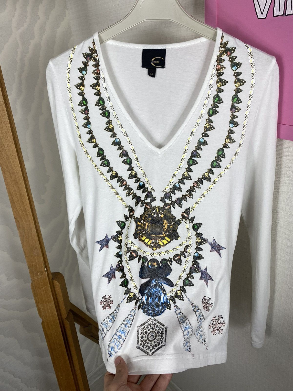 Just Cavalli × Vintage Just Cavalli Woman Long Sleeve 05S Size M / US 6-8 / IT 42-44 - 7 Thumbnail