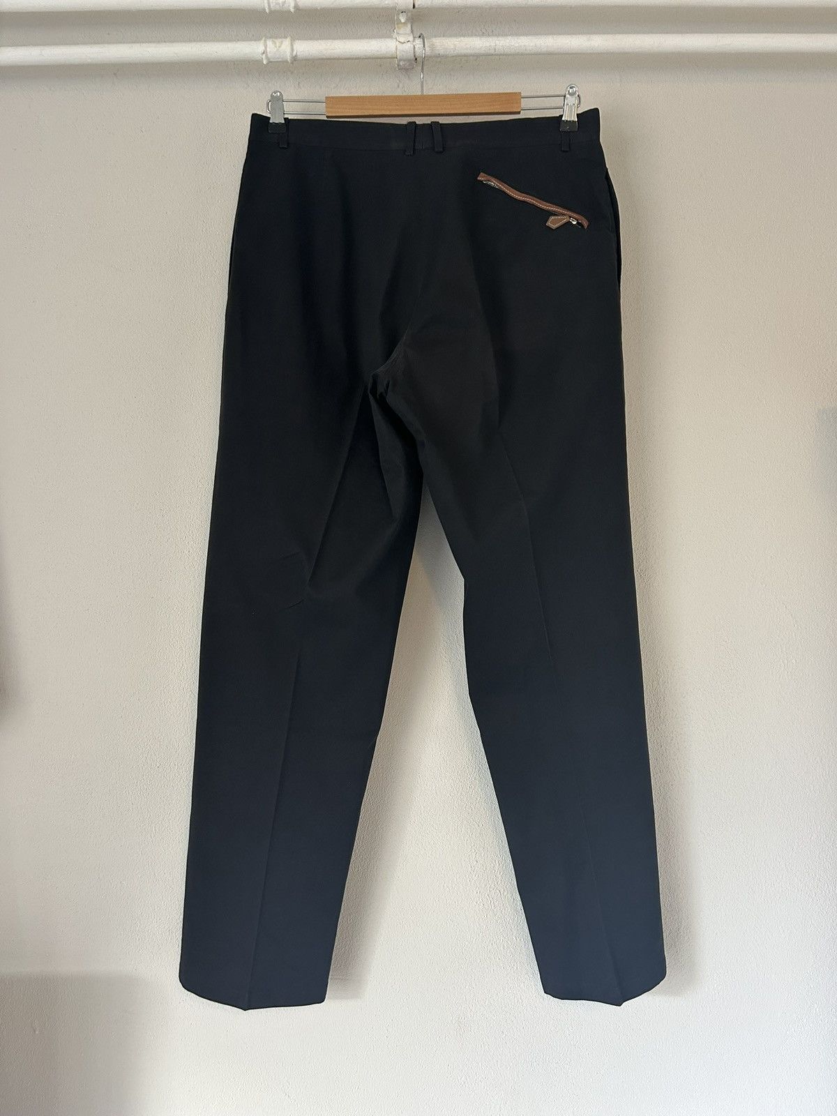 Hermes Black Wide Pants Size US 33 - 1 Thumbnail