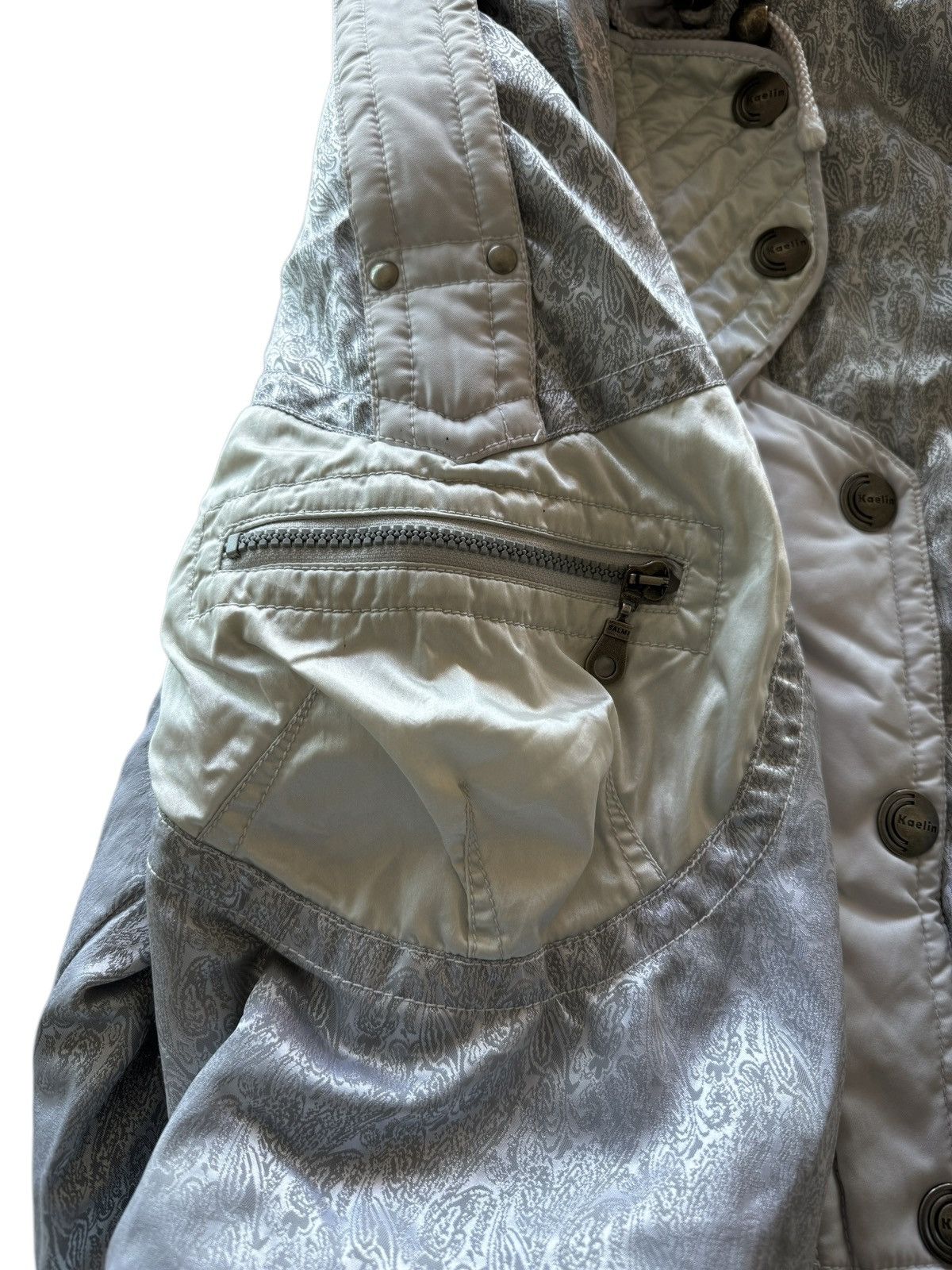 Japanese Brand × Vintage RARE Vintage 80’s Kaelin Damascus Pattern Boxy Ski Jacket Size M / US 6-8 / IT 42-44 - 6 Thumbnail