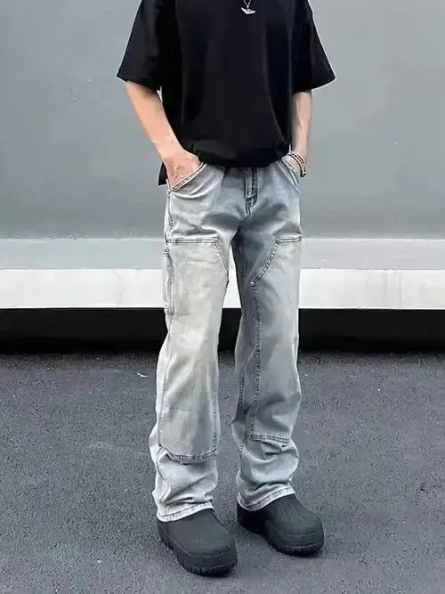 Japanese Brand Blue carpenter fade pants Size US 32 / EU 48 - 6 Thumbnail