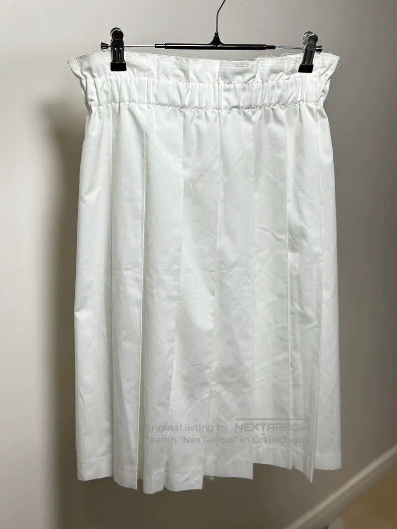 Comme des Garcons Comme Des Garcons size S White Pleated Skirt Size 23" - 6 Thumbnail