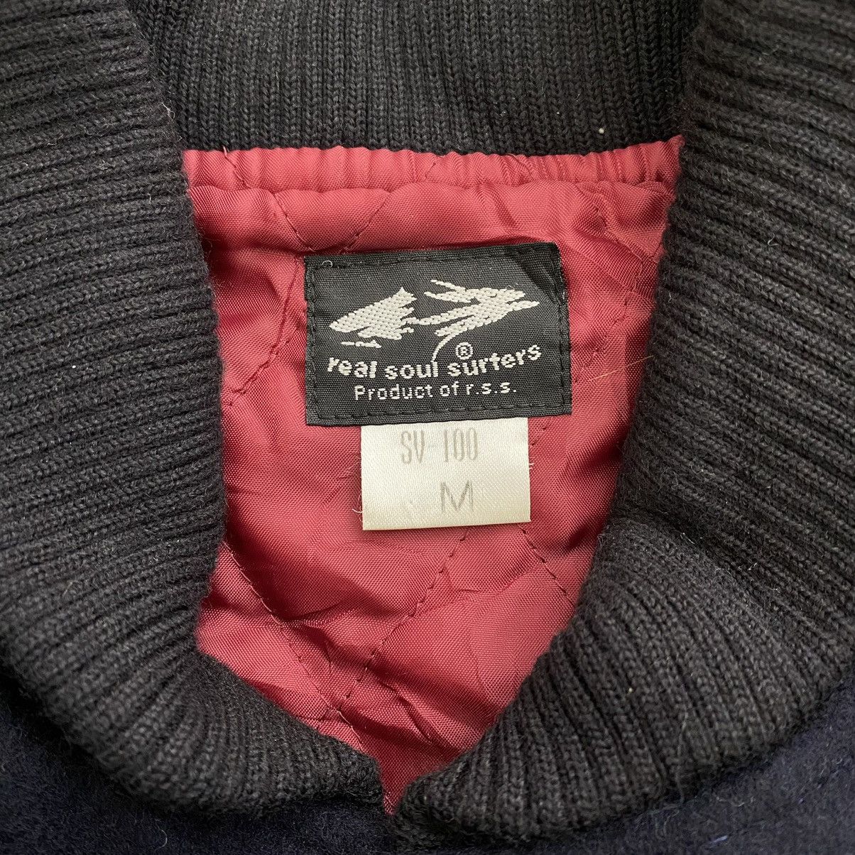 Japanese Brand REAL SOUL SURFERS Kizuna Japanese Brand Navy Wool Heavy Coat Size US M / EU 48-50 / 2 - 4 Thumbnail