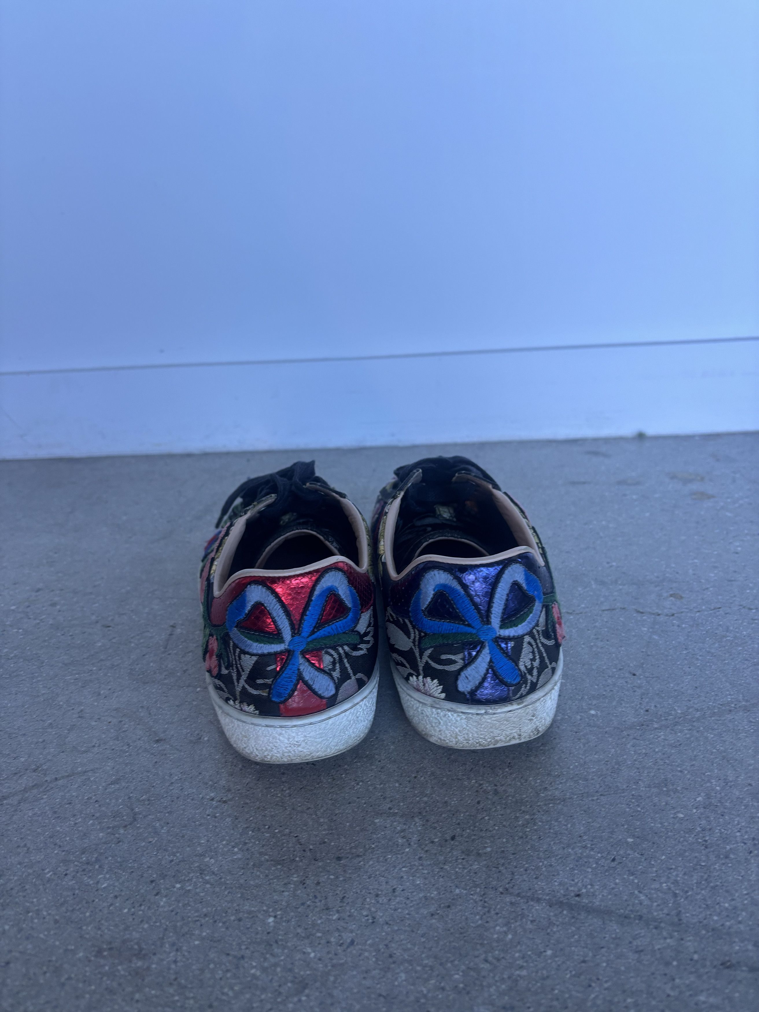 Gucci Gucci Ace Floral (Leather) Size US 9 / EU 42 - 3 Thumbnail