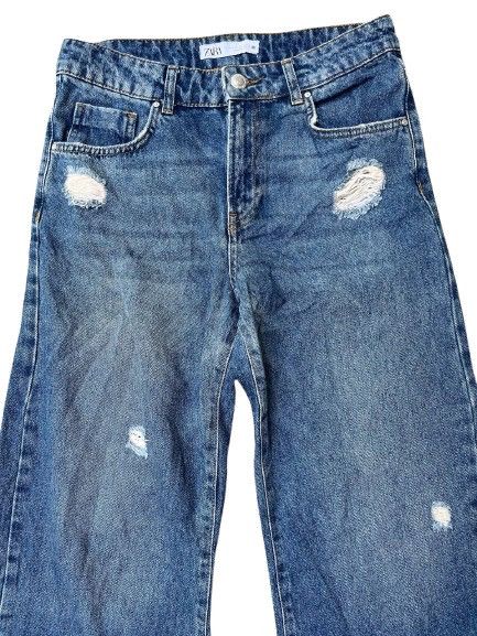 Zara ZARA VINTAGE BAGGY JEANS DISTRESSED STYLE Size US 32 / EU 48 - 2 Thumbnail