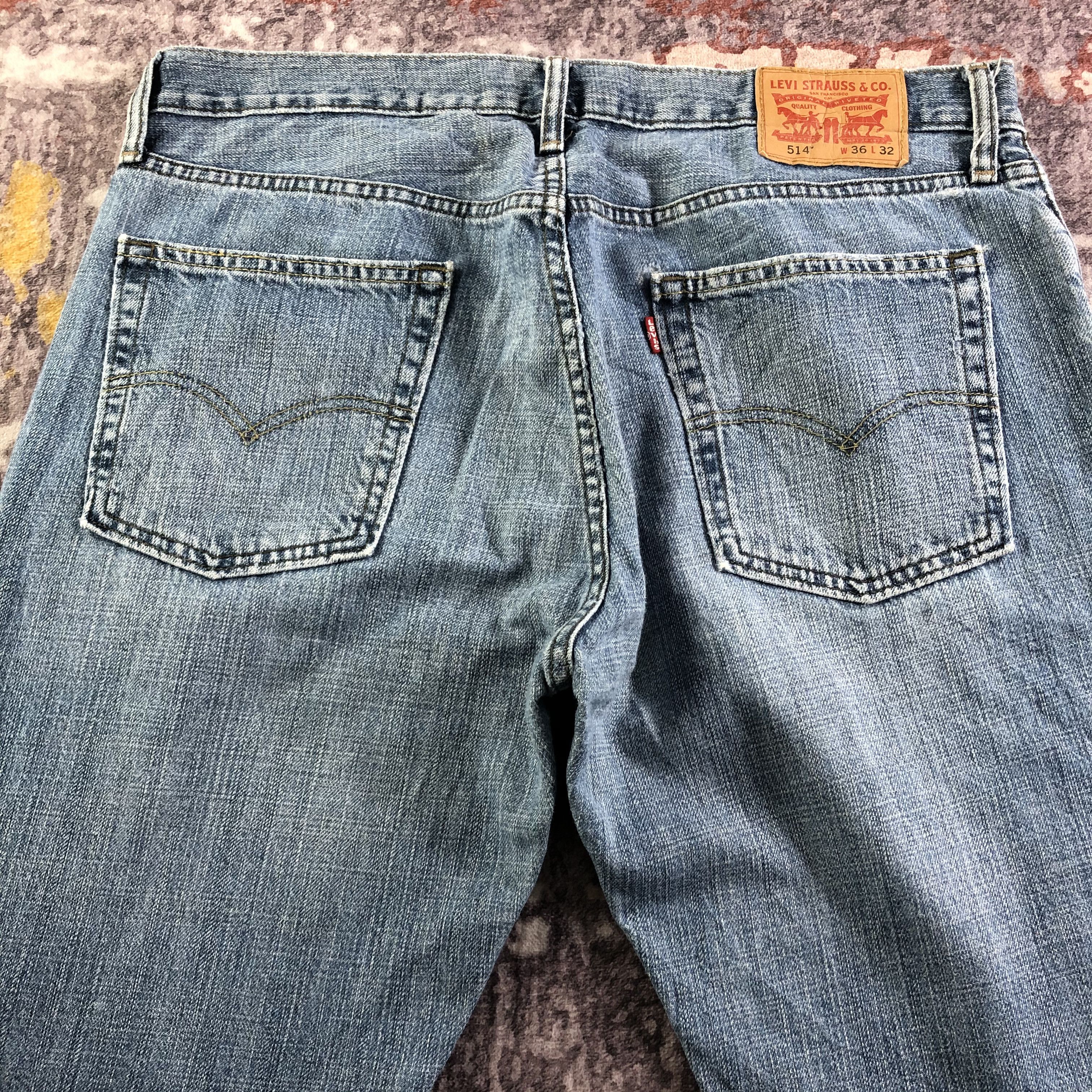 Levi's × Vintage Vintage Blue Wash Levis 514 Jeans-JM3354 Size US 37 - 5 Thumbnail