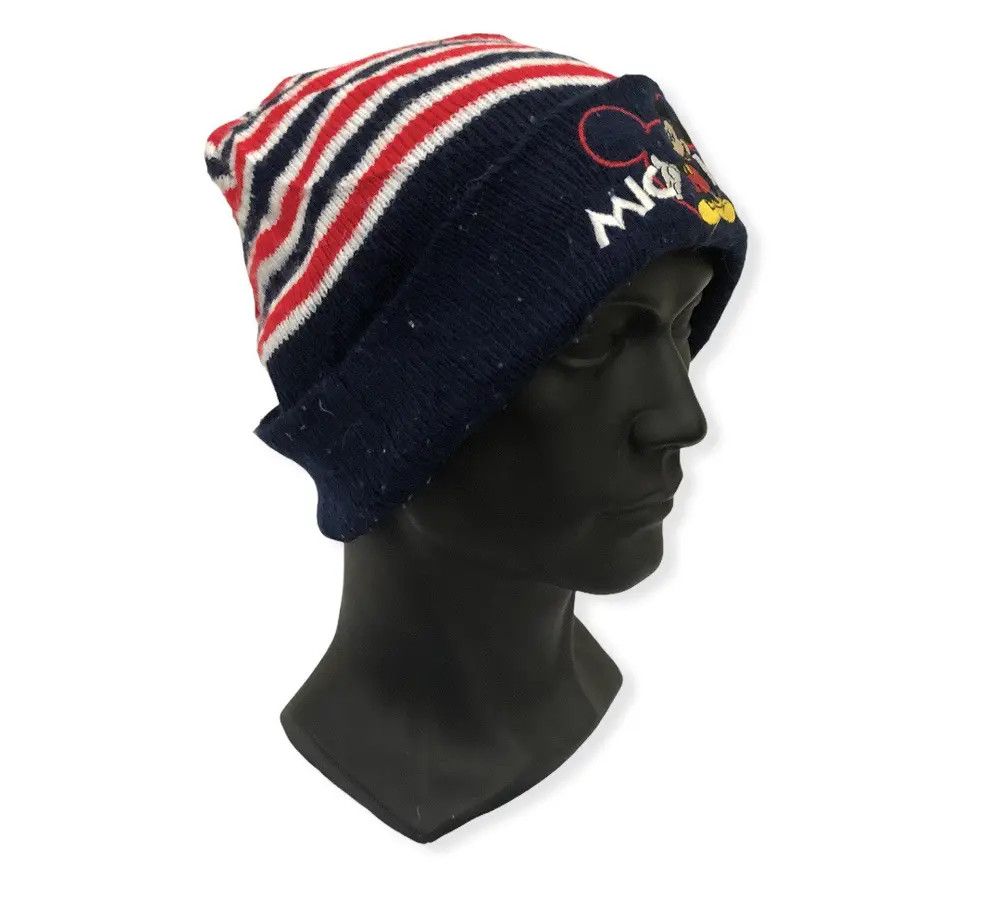 Disney × Mickey Mouse Vintage Mickey Mouse Cartoon Beanie Hat Size ONE SIZE - 3 Thumbnail