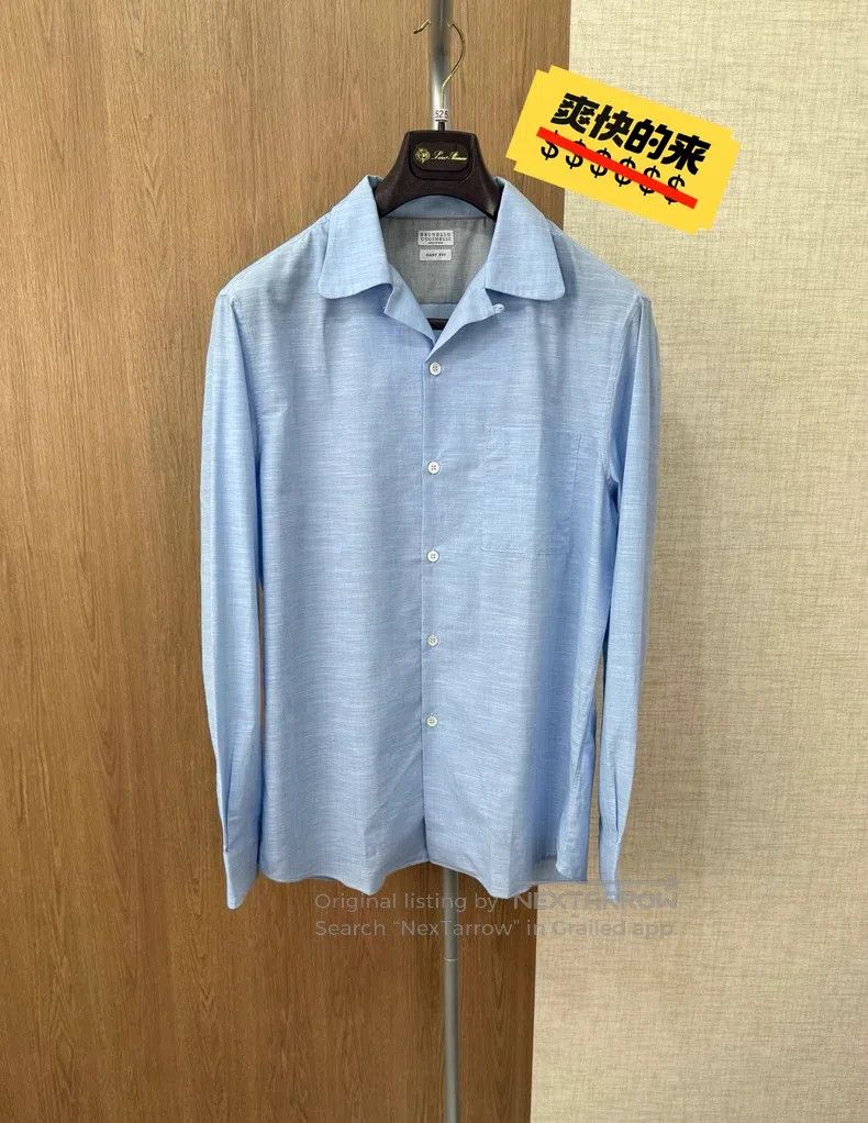 Brunello Cucinelli 24 spring and summer men's shirt