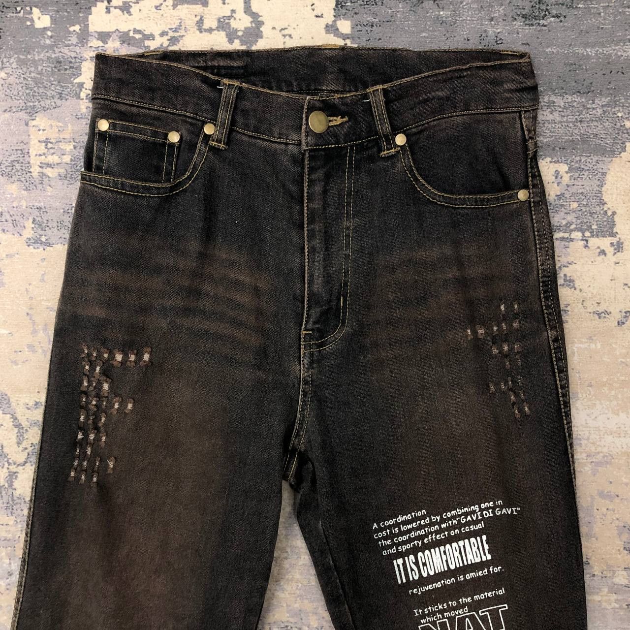 Japanese Brand P786 JAPAN GAVI DI GAVI RUSTY FLARED JEANS Size US 26 / EU 42 - 3 Thumbnail