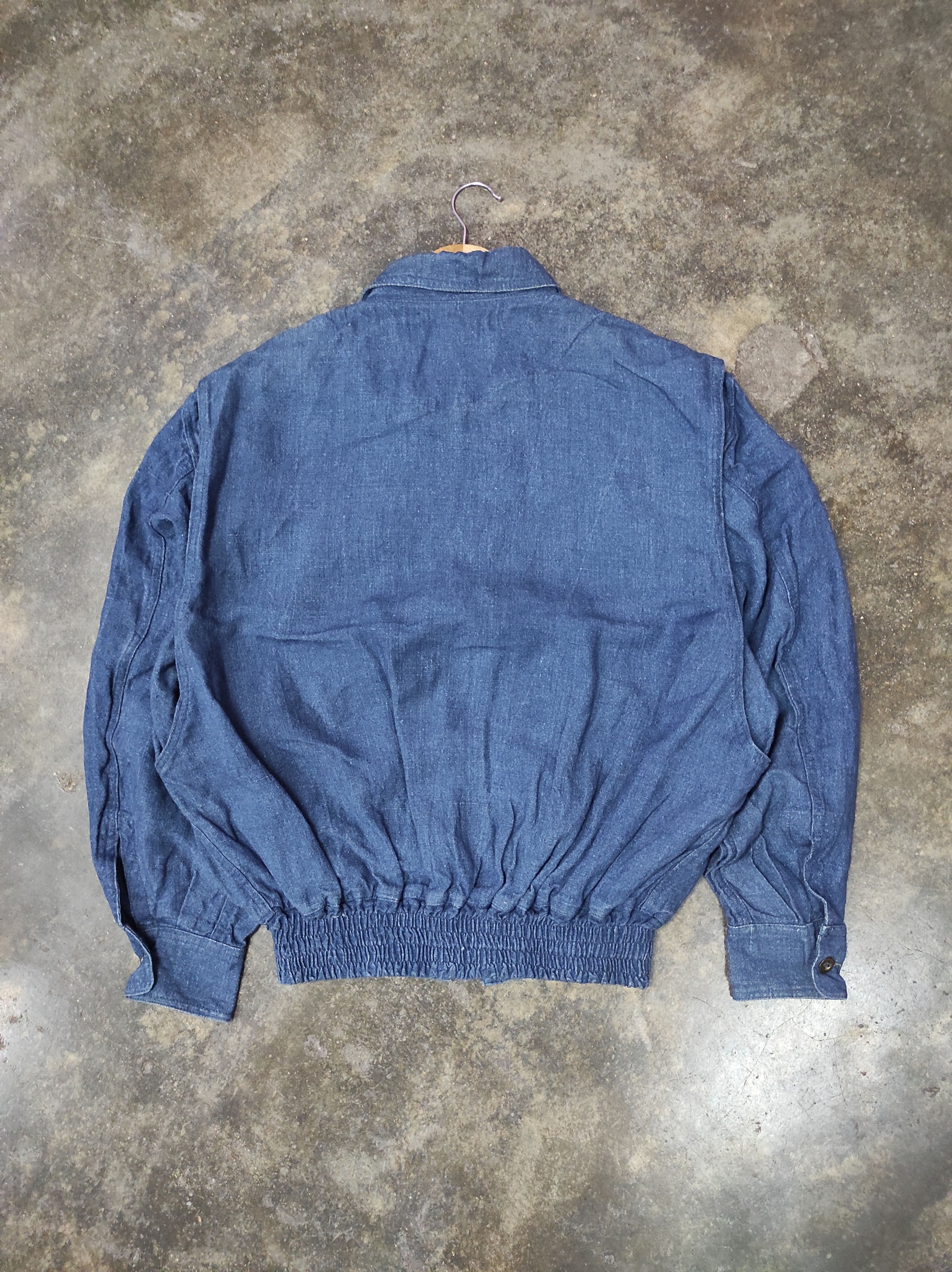 Japanese Brand VINTAGE PACCINO DENIM BOMBER JACKET Size US L / EU 52-54 / 3 - 9 Thumbnail
