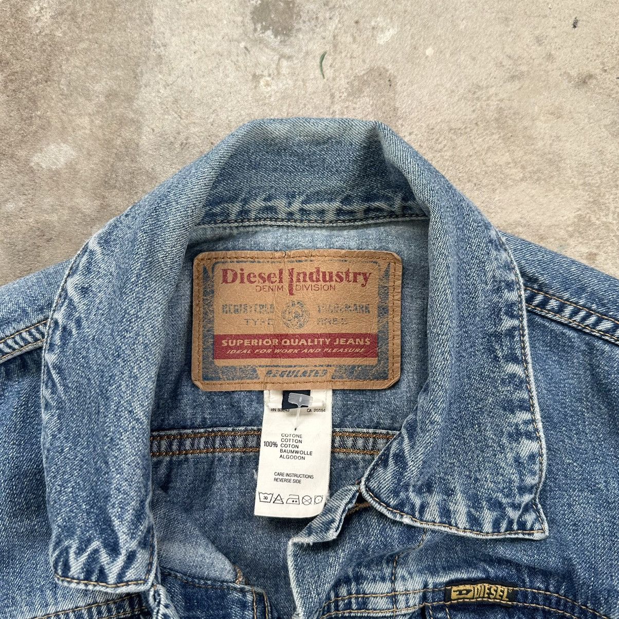 Diesel Diesel Vintage Y2K Washed Blue Denim Jeans Jacket Size S / US 4 / IT 40 - 4 Thumbnail