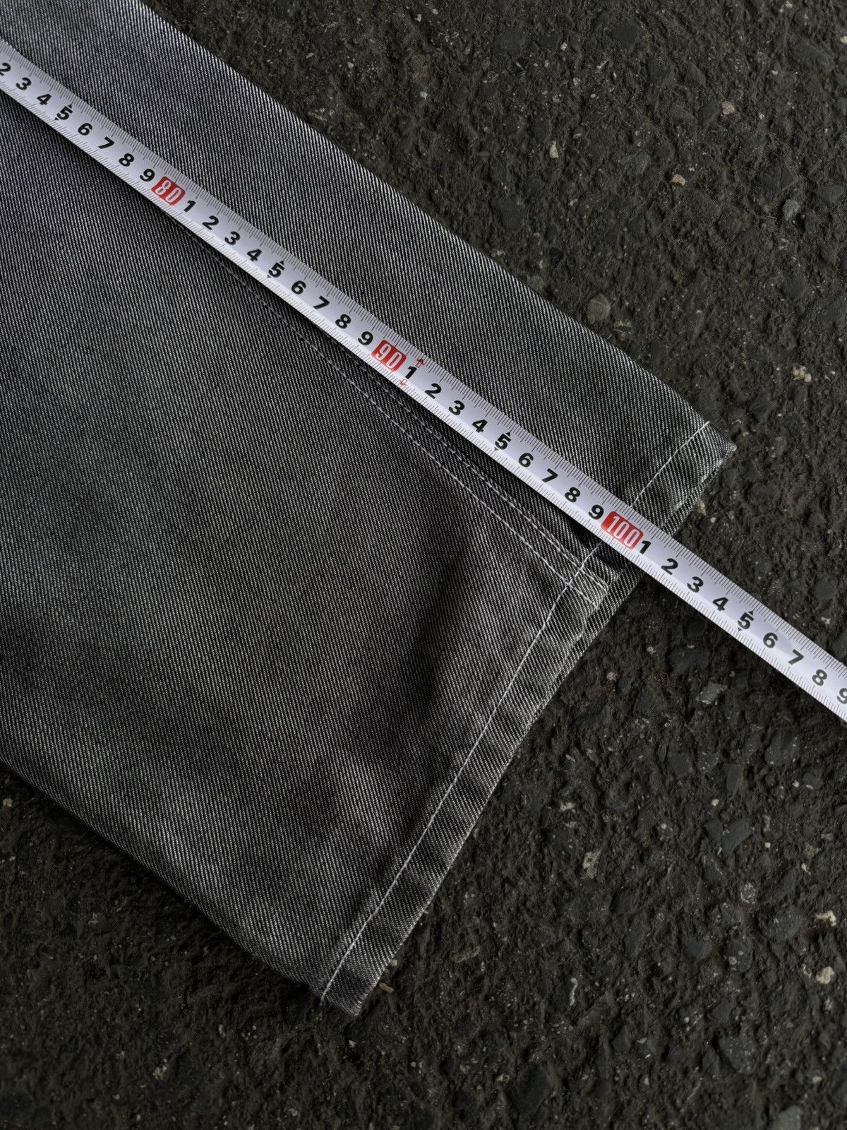 Designer × Vintage Grey Carpenter Jeans Patchwork Y2K Rap Skate Size US 32 / EU 48 - 12 Thumbnail