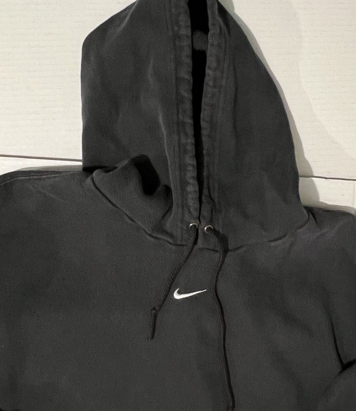 Nike Vintage 90s Nike Check Swoosh Black Hoodie Travis Scott Y2k Size US L / EU 52-54 / 3 - 2 Thumbnail