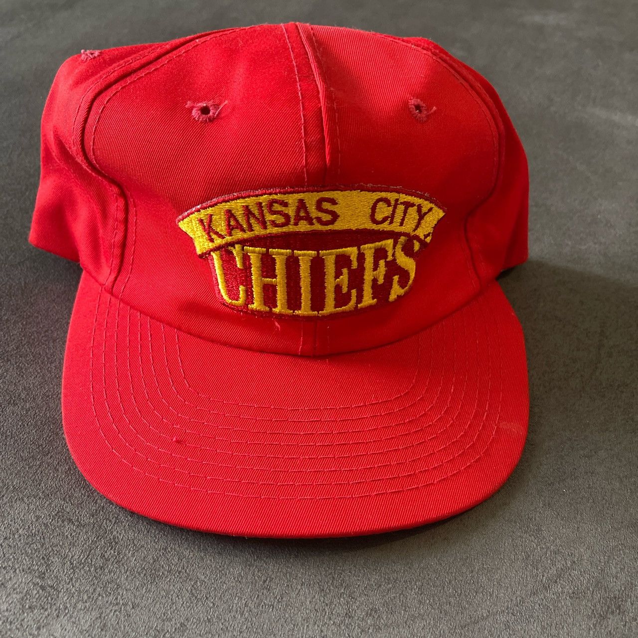 image of Vintage Kansas City Chiefs Snapback in Red, Men's