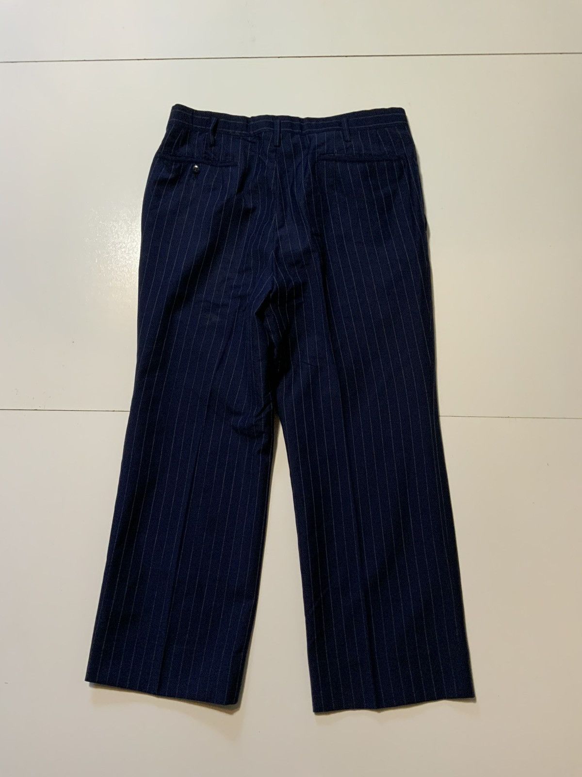 Vintage Vintage LordTex Mohair Wool Striped Classic Dress Pants Size US 32 / EU 48 - 3 Thumbnail