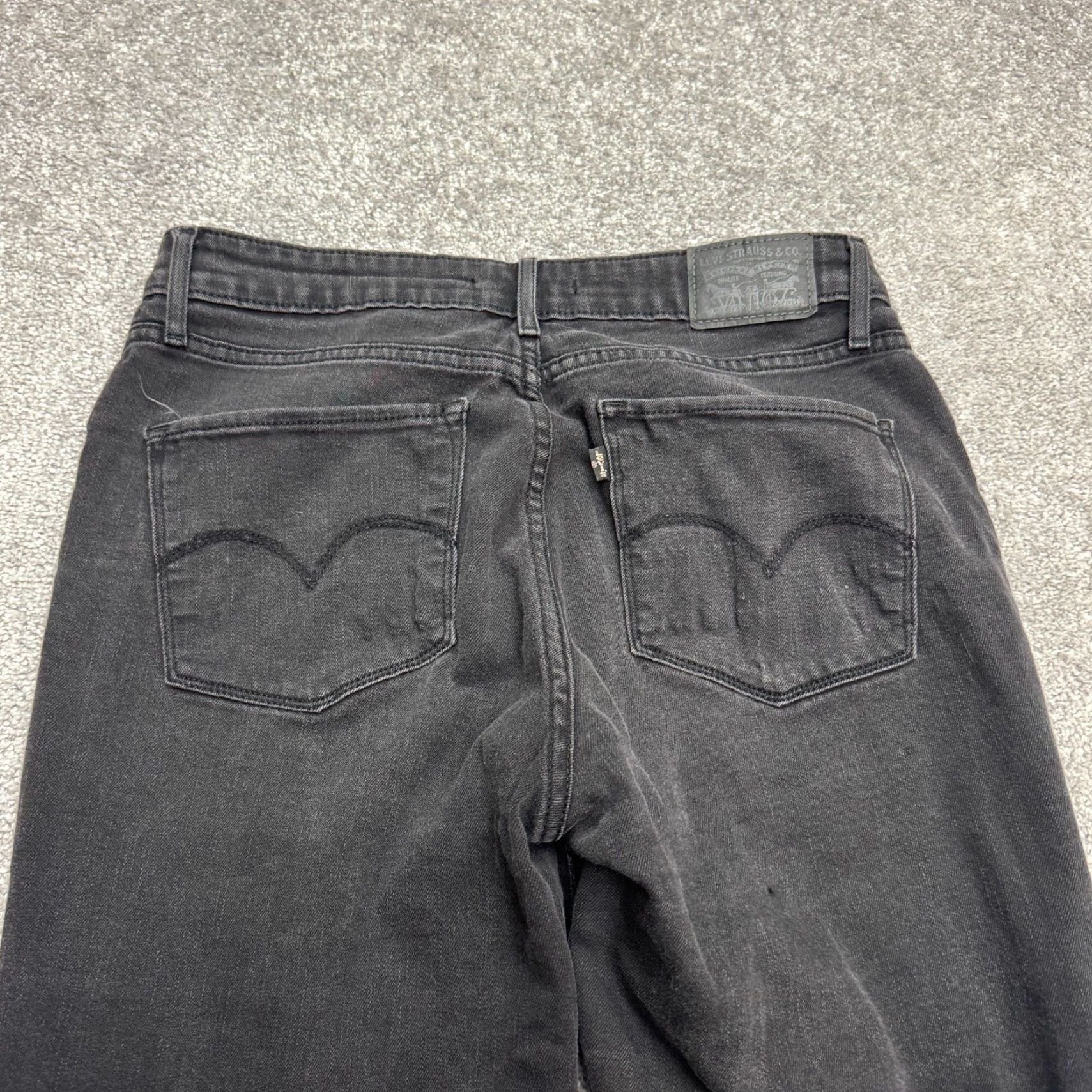 Levi's Levi's Jeans Womens 30 Black Washed Stretch 721 High Rise Skinny Denim Size 30" / US 8 / IT 44 - 5 Thumbnail