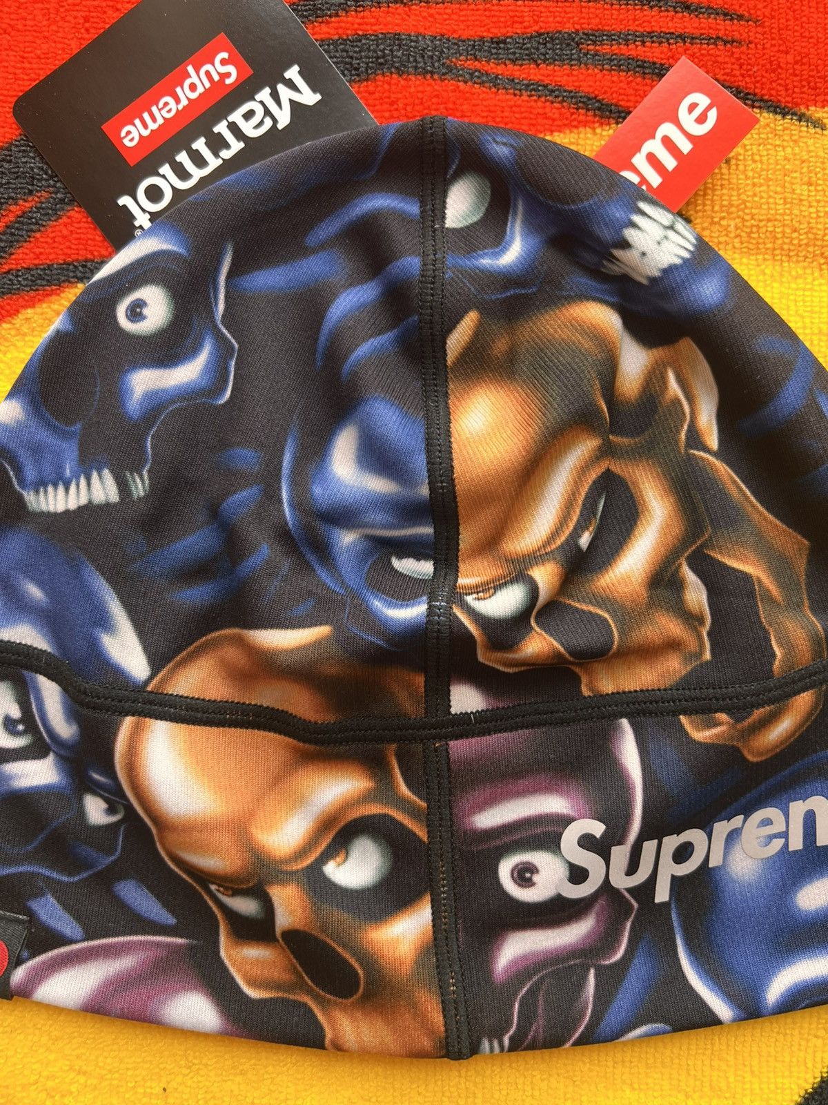 Supreme Supreme Marmot Skull Pile Base Layer Beanie (FW25) cap hat Size ONE SIZE - 15 Thumbnail